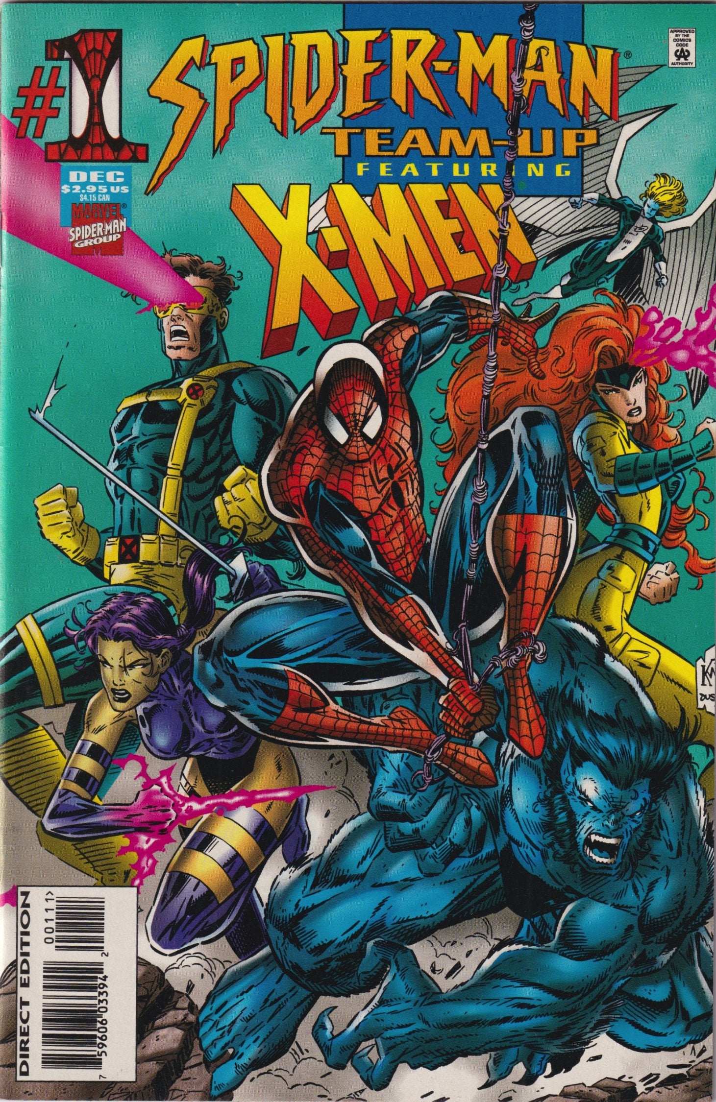 SPIDER-MAN TEAM-UP FEATURING... #1-7 1995 COMPLETE SET