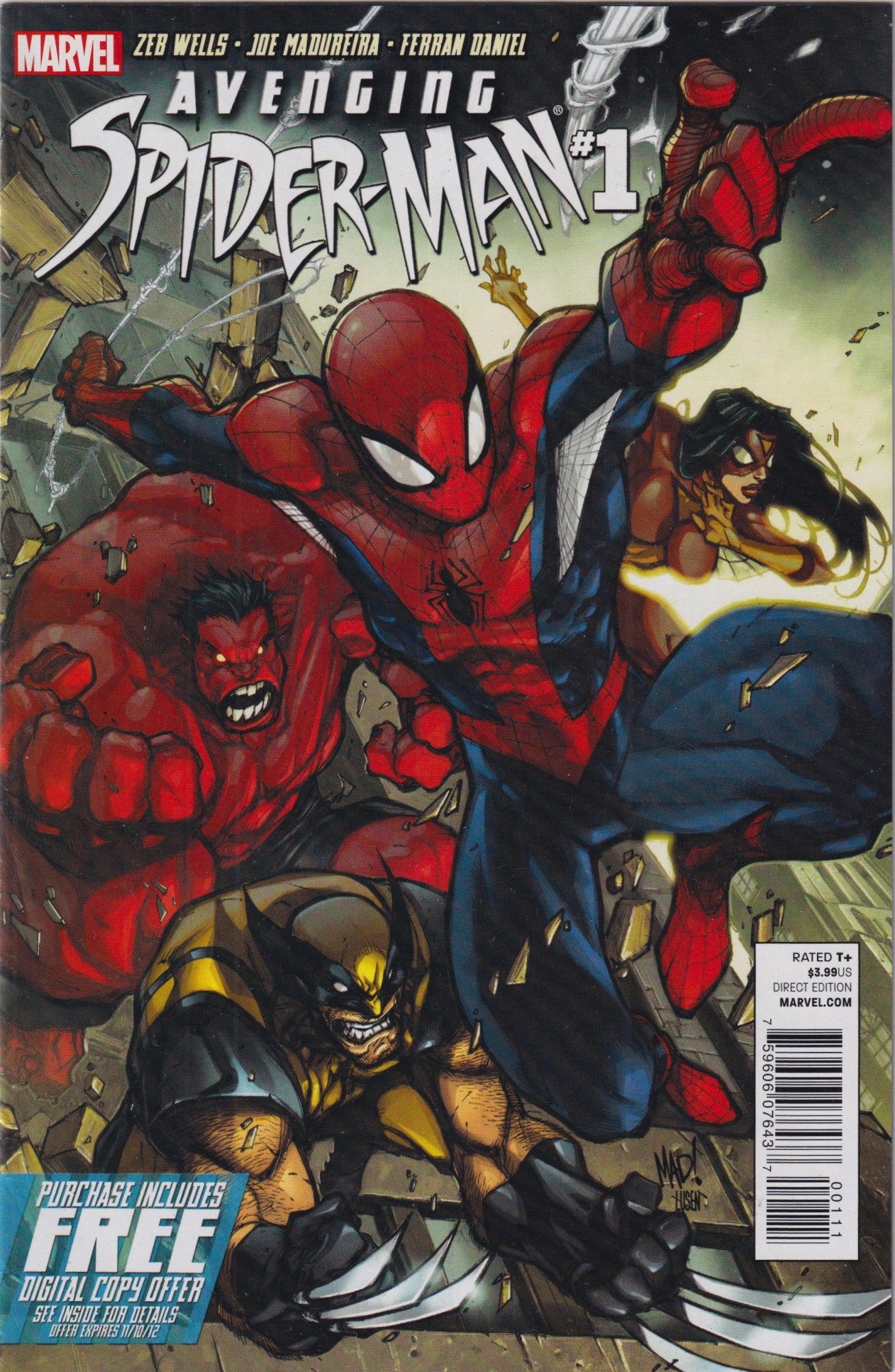 AVENGING SPIDER-MAN #1-22, 15.1 + ANNUAL 2011 COMPLETE SET