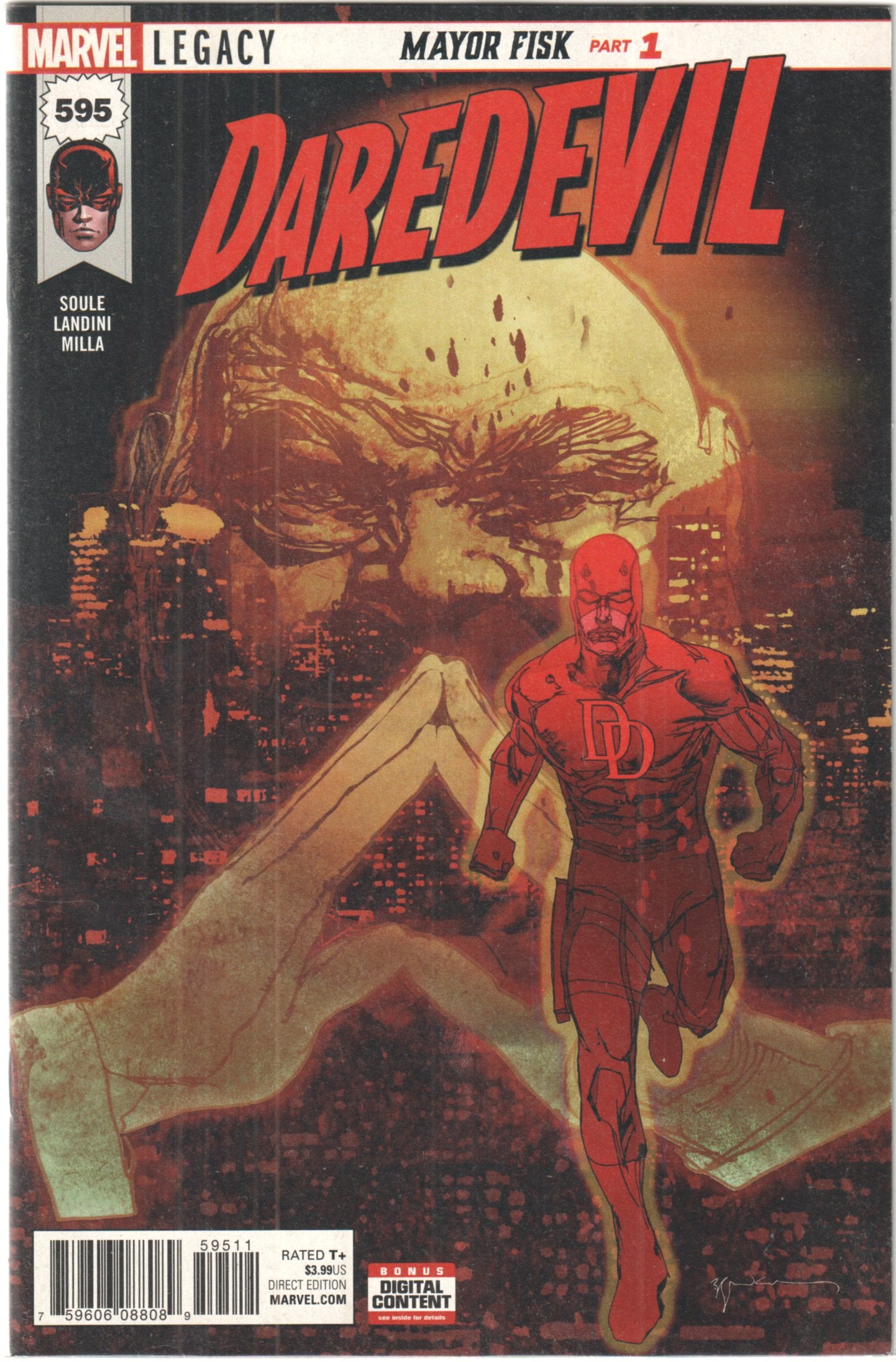 DAREDEVIL #595-600 MAYOR FISK 2009 COMPLETE SET