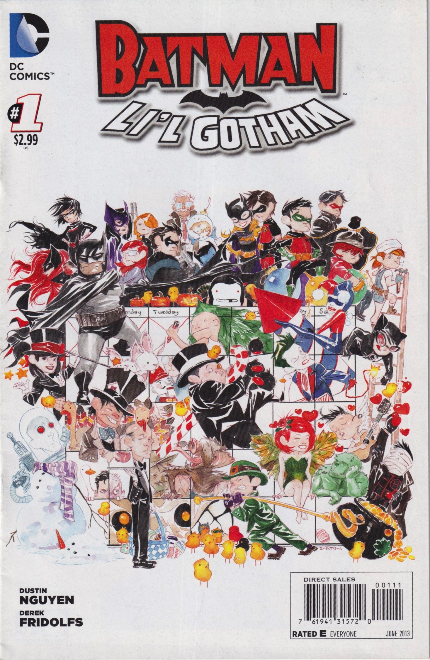 BATMAN LI'L GOTHAM #1-12 DC 2013 COMPLETE SET