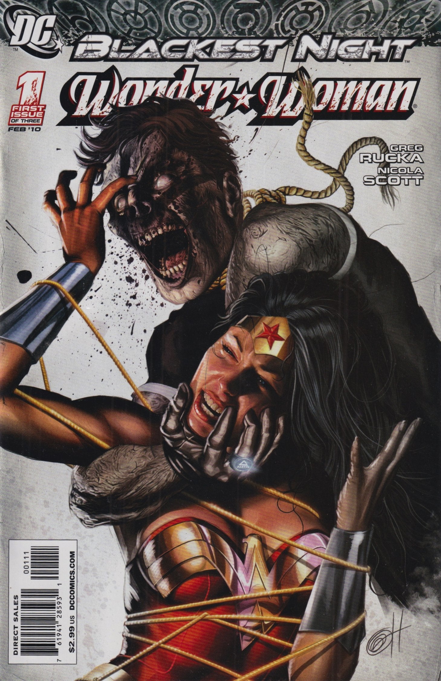 BLACKEST NIGHT WONDER WOMAN 1-3 COMPLETE SET