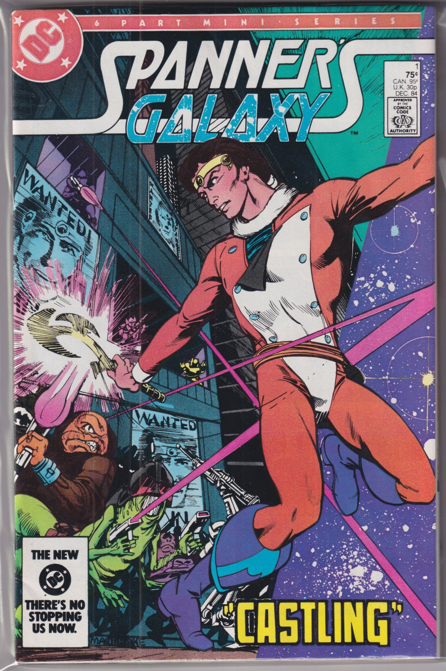 SPANNERS GALAXY 1984 DC 1-6 COMPLETE SET