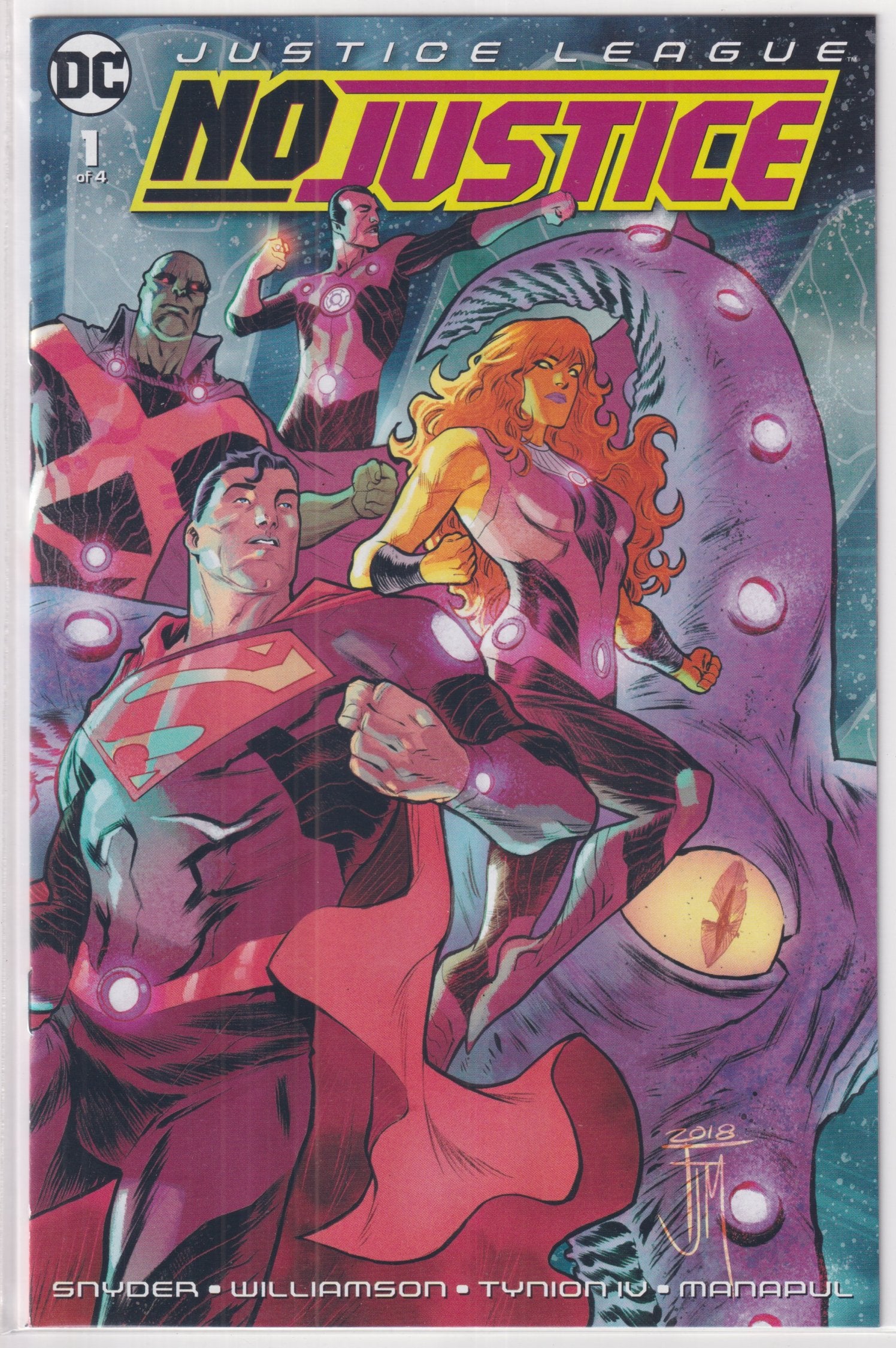 JUSTICE LEAGUE NO JUSTICE 1-4 COMPLETE SET