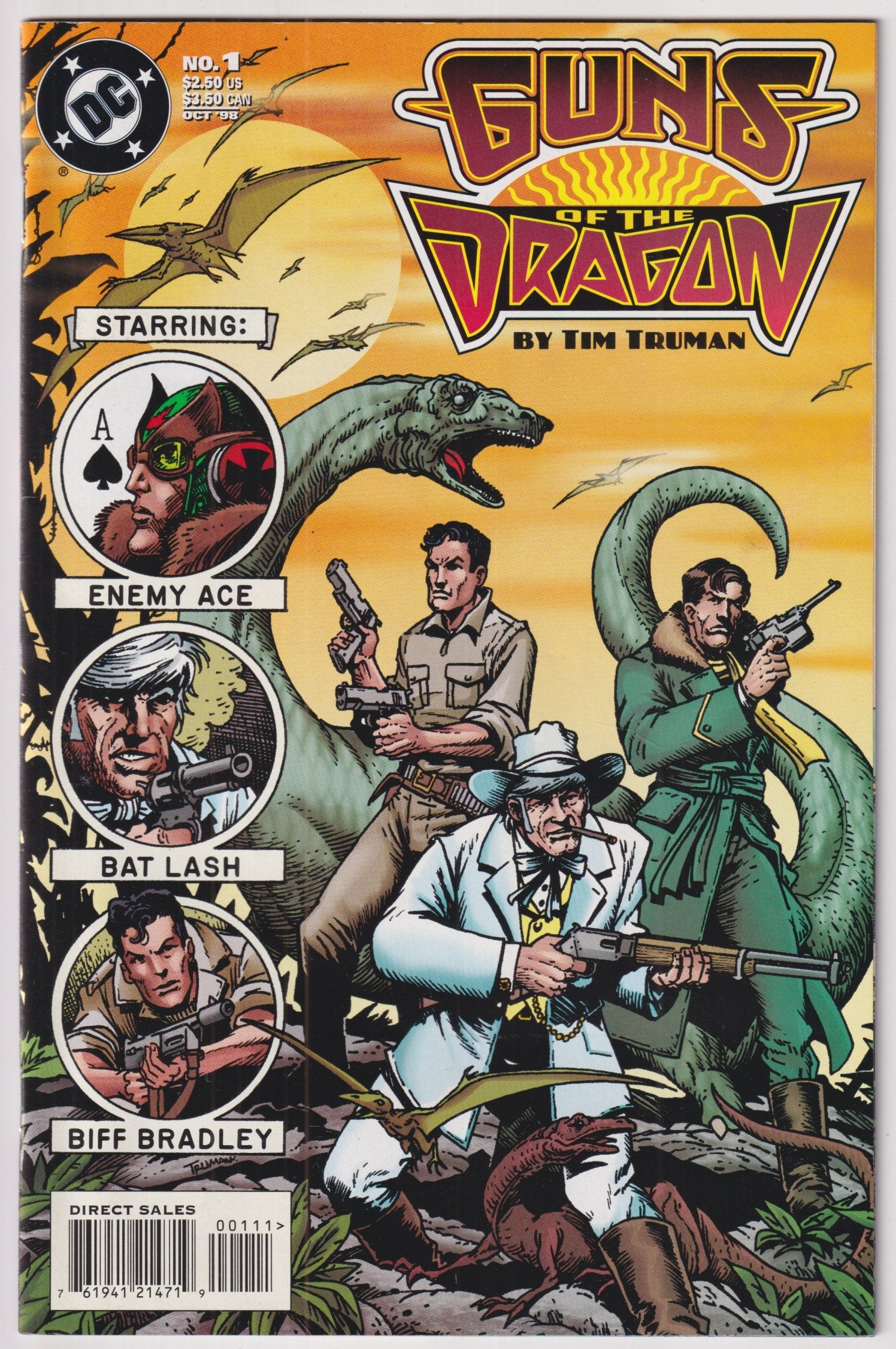 GUNS OF THE DRAGON 1998 DC 1-4 COMPLETE SET