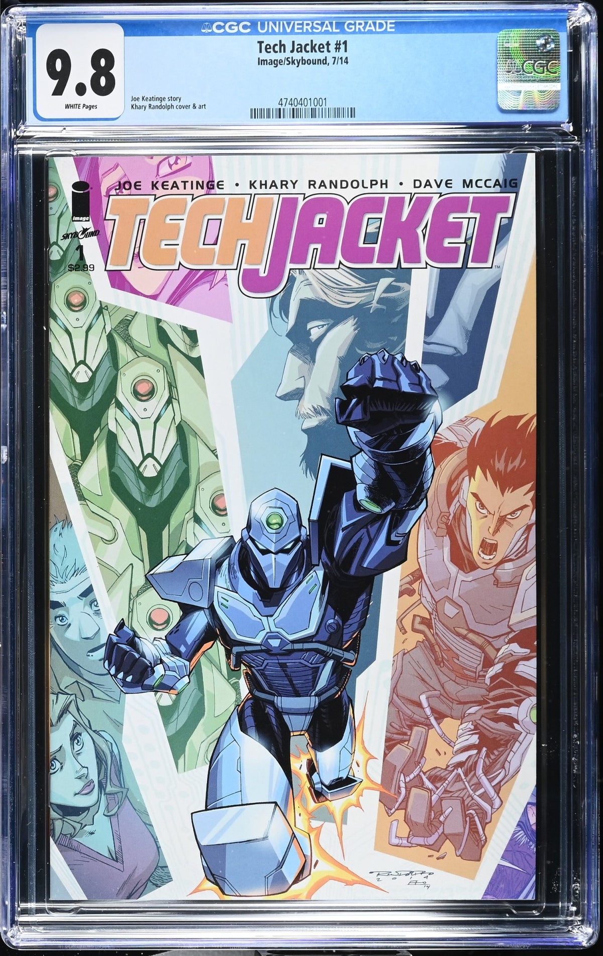 TECH JACKET #1 2014 CGC 9.8 NM/M INVINCIBLE