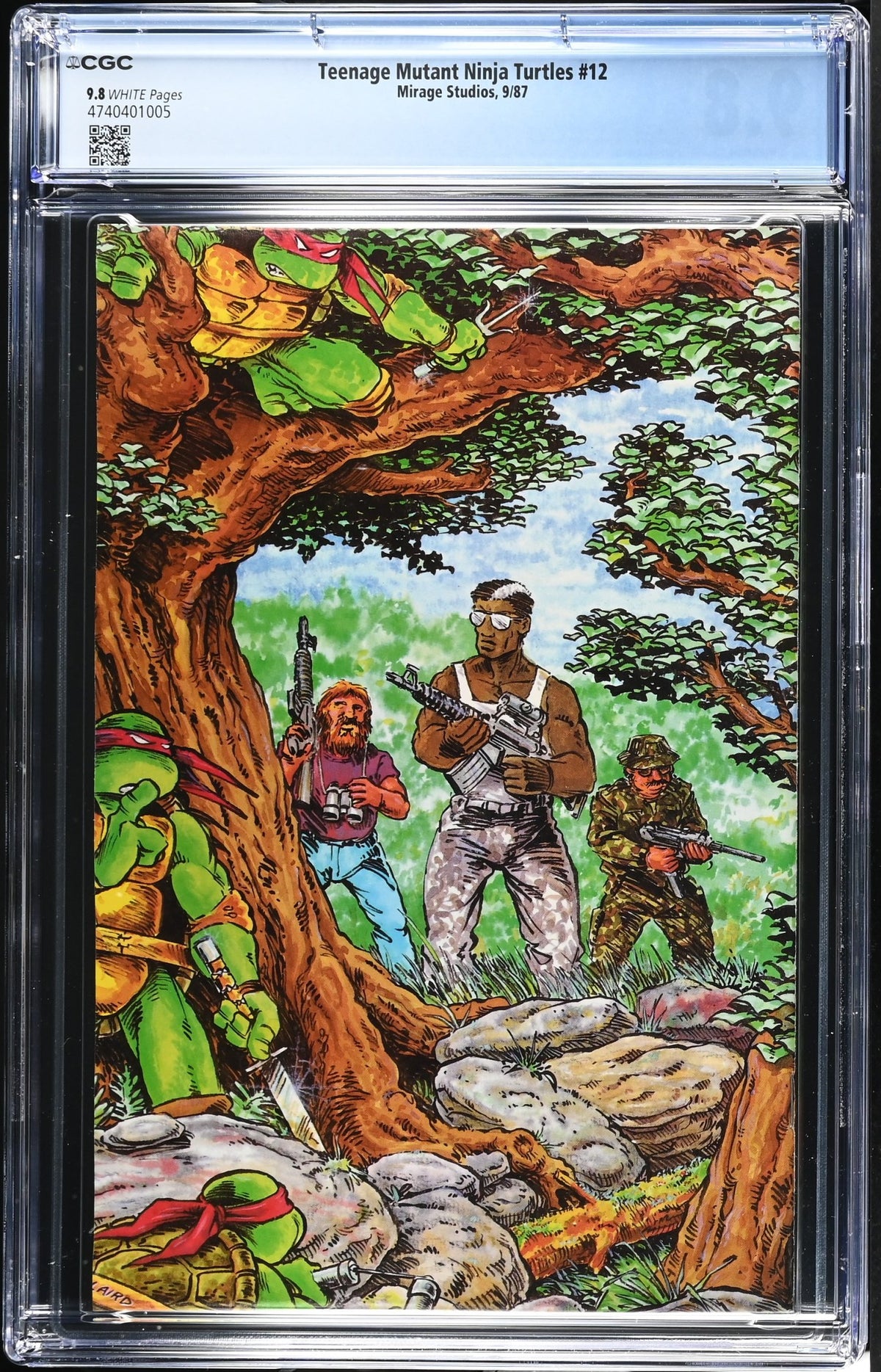 TEENAGE MUTANT NINJA TURTLES #12 CGC 9.8 NM/M
