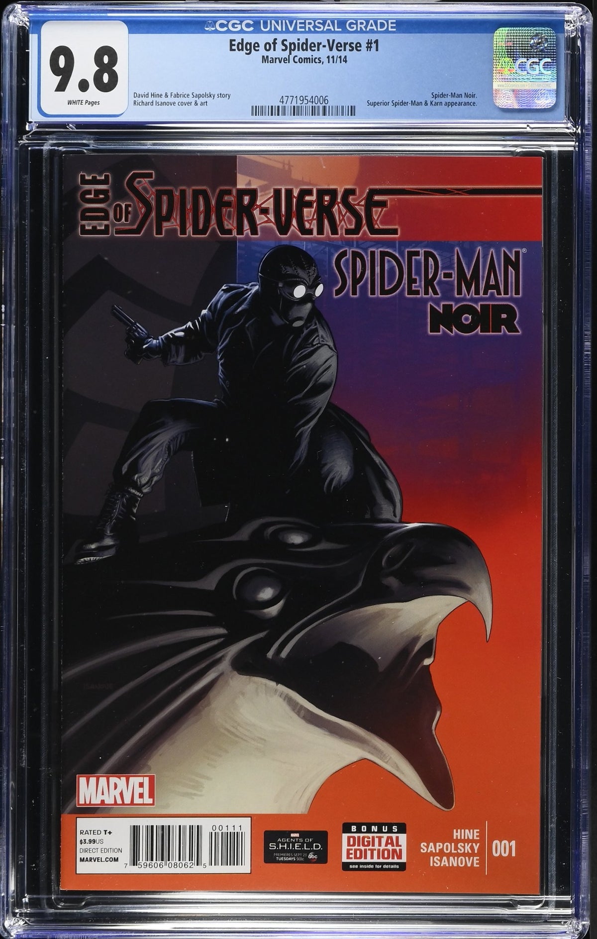 EDGE OF SPIDER-VERSE #1 CGC 9.8 NM/M