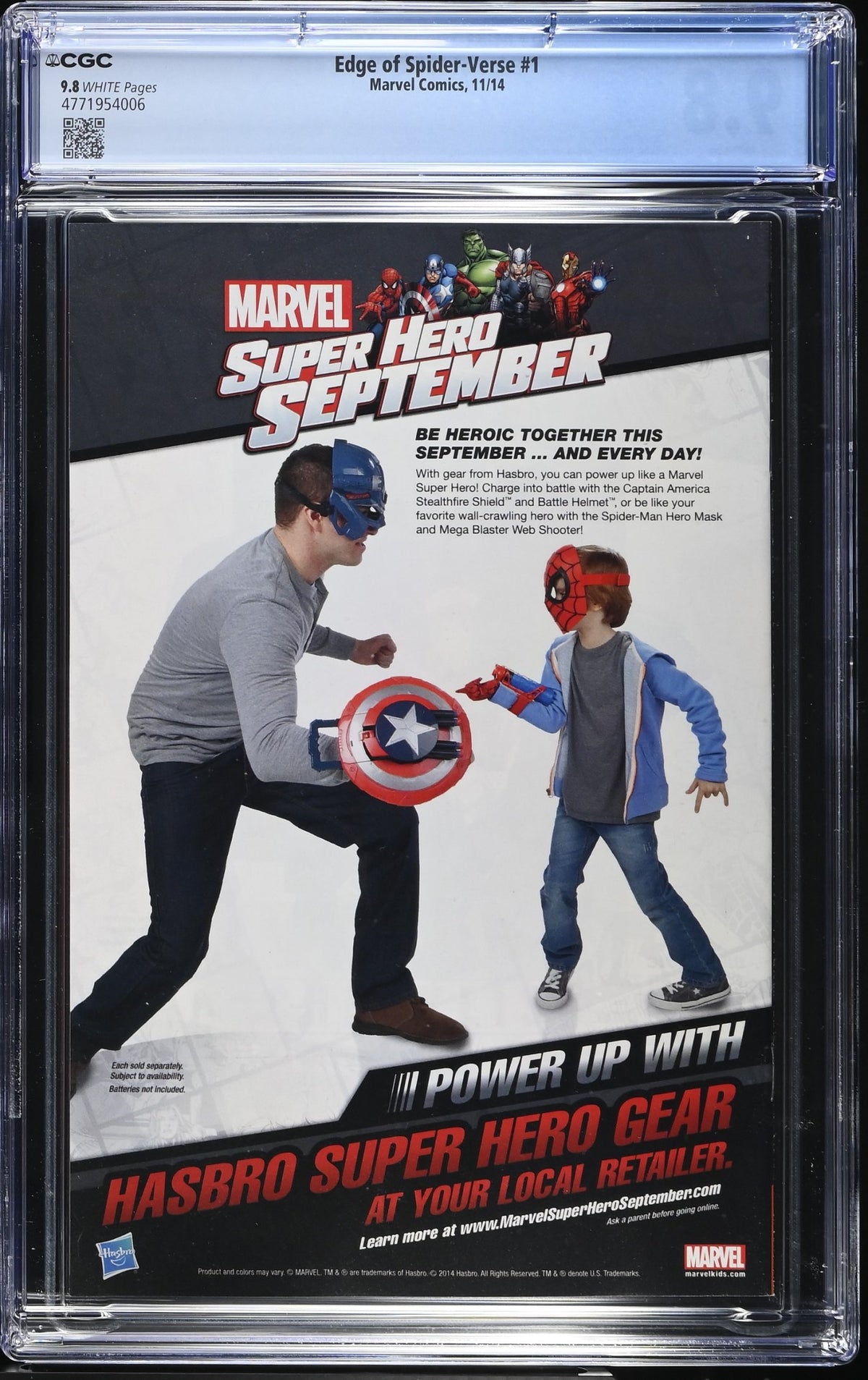 EDGE OF SPIDER-VERSE #1 CGC 9.8 NM/M