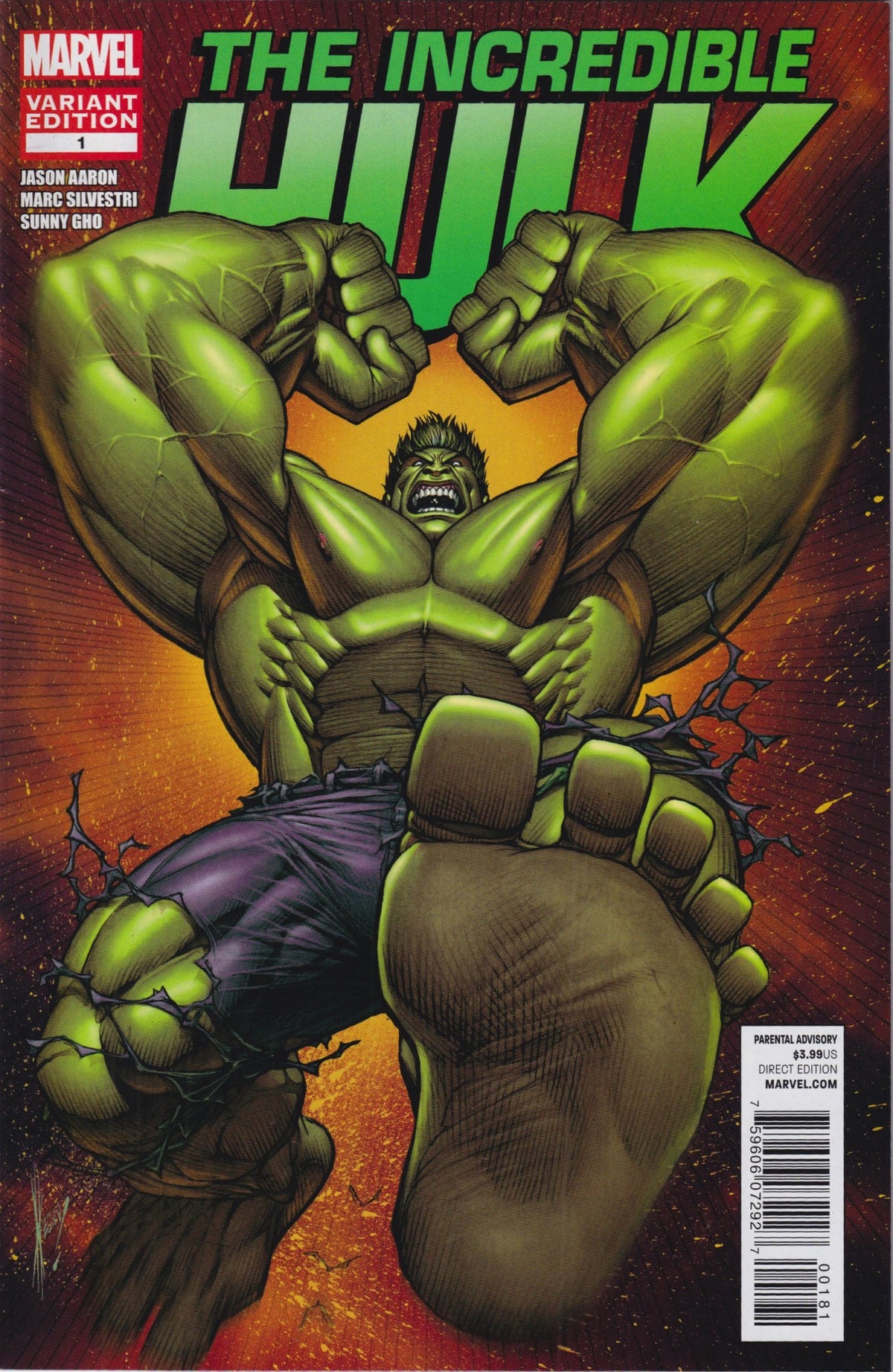 INCREDIBLE HULK #1-15 MARVEL 2011 COMPLETE SET