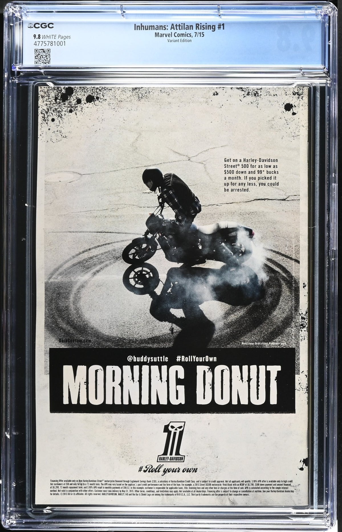 INHUMANS ATTILAN RISING #1 CGC 9.8 NM/M SKOTTIE YOUNG VARIANT