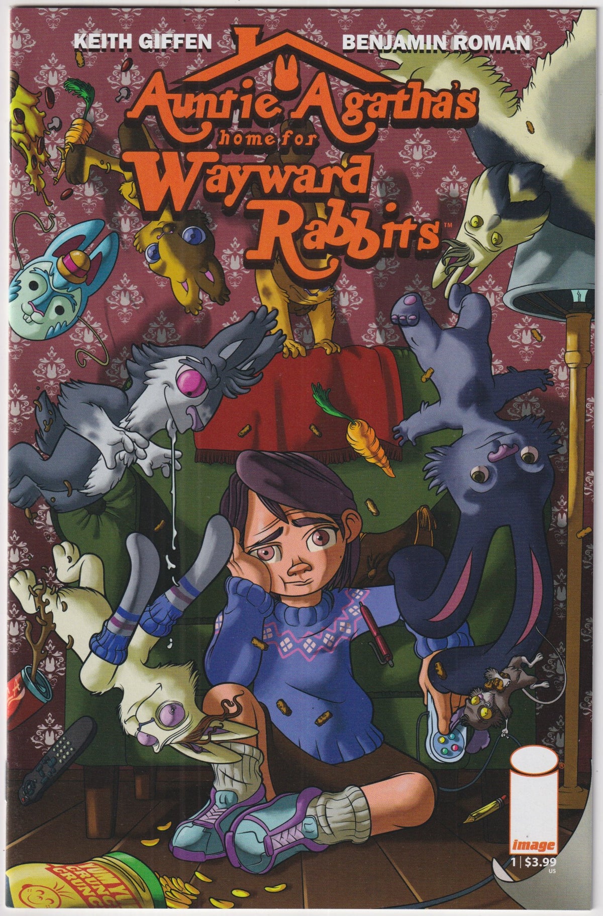 AUNTIE AGATHAS HOME FOR WAYWARD RABBITS 2018 IMAGE 1-6 COMPLETE SET