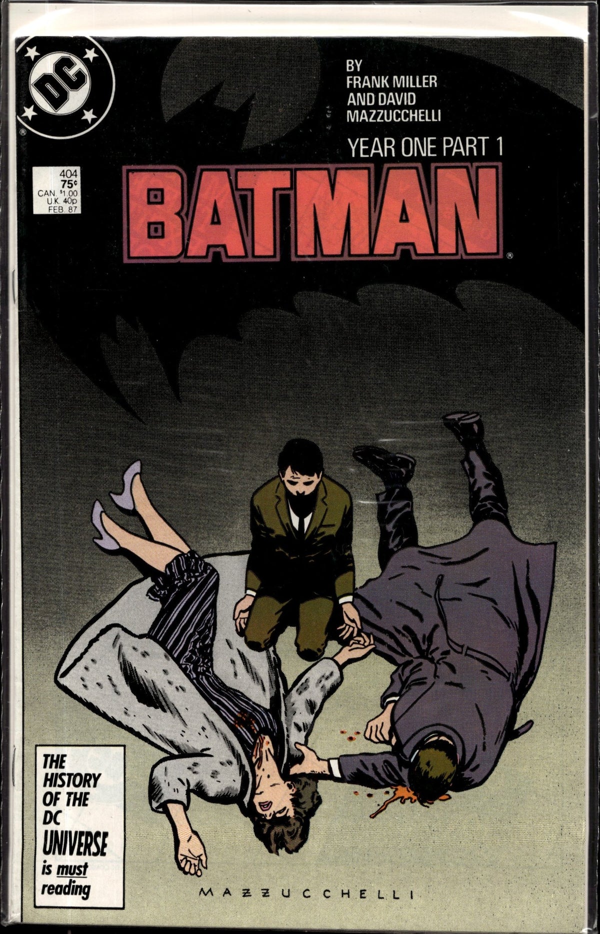 BATMAN YEAR ONE ISSUES #404-407 COMPLETE SET