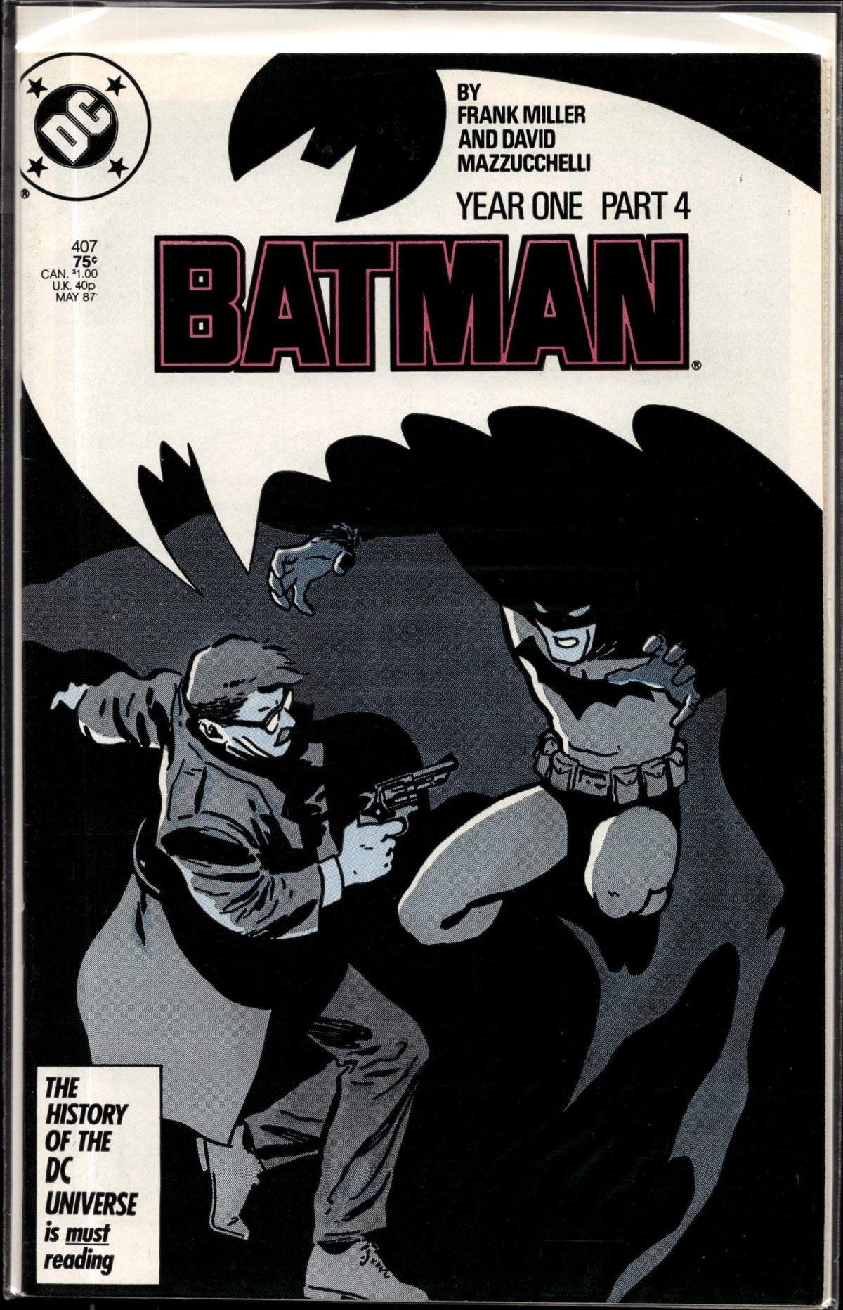 BATMAN YEAR ONE ISSUES #404-407 COMPLETE SET