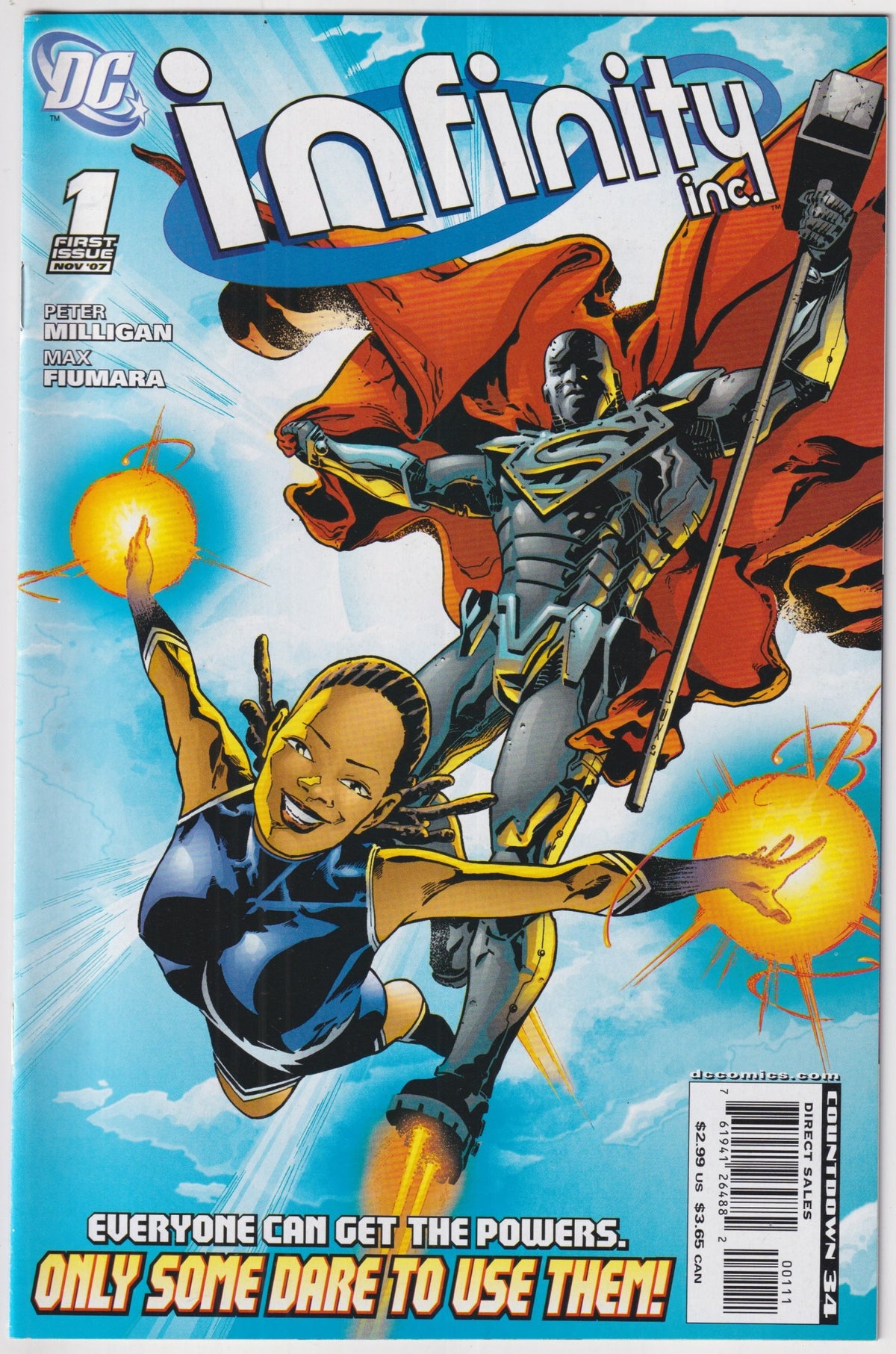 INFINITY INC 2007 DC 1-12 COMPLETE SET