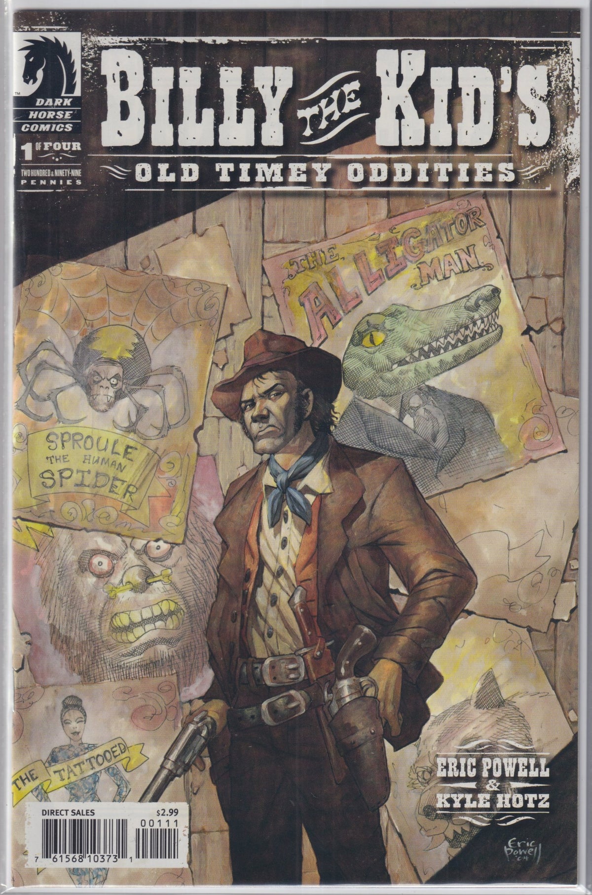 BILLY THE KID'S OLD TIMEY ODDITIES 1-4 COMPLETE SET