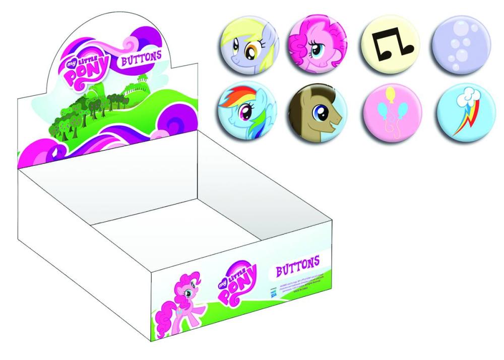 MY LITTLE PONY 96PC BUTTON ASST