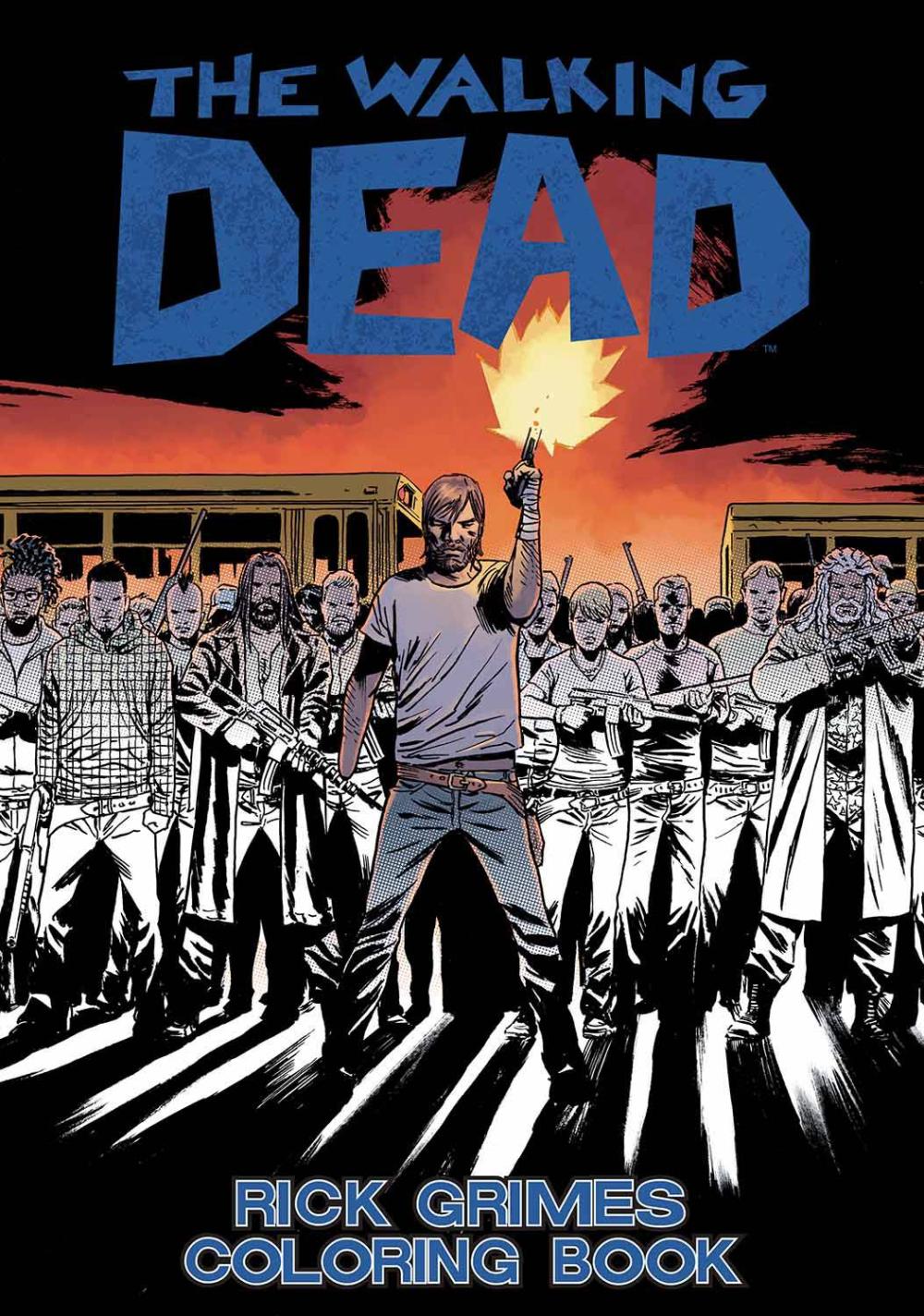 WALKING DEAD RICK GRIMES ADULT COLORING BOOK