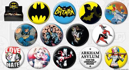 ATA-BOY DC BATMAN 144 PIECE BUTTON ASST