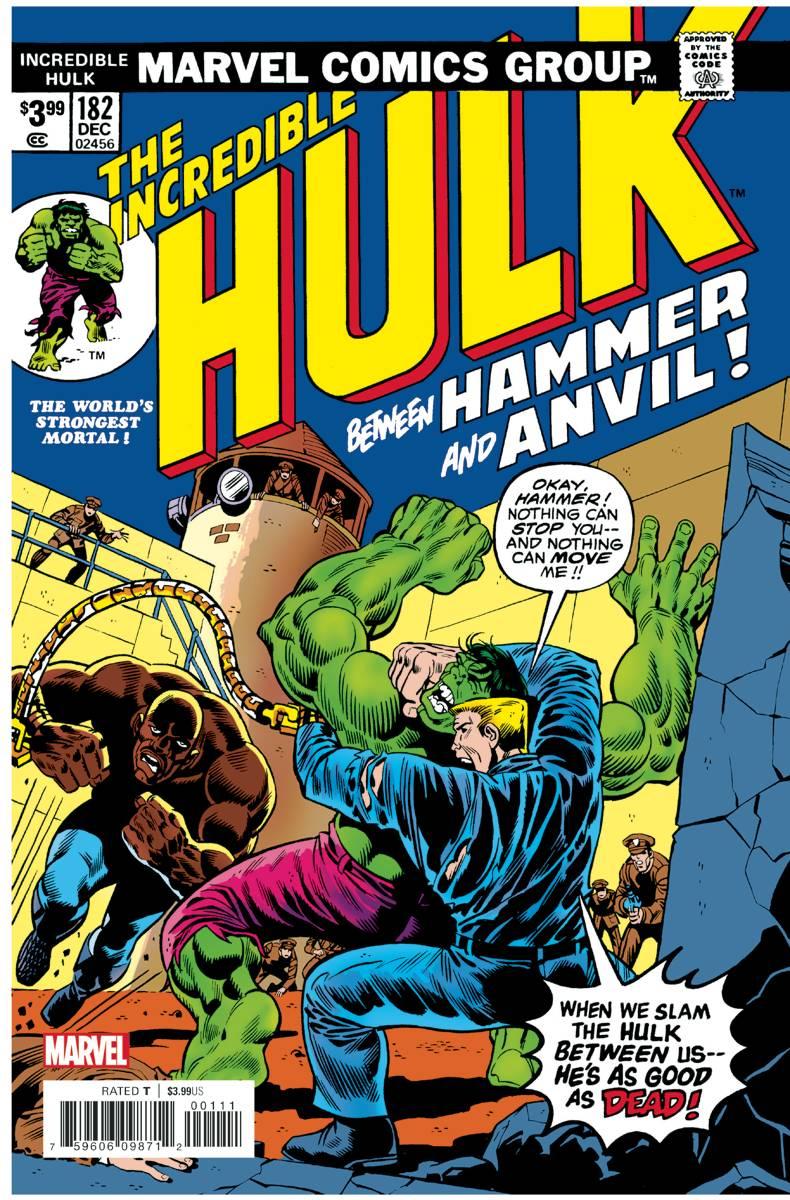 INCREDIBLE HULK #182 FACSIMILE EDITION