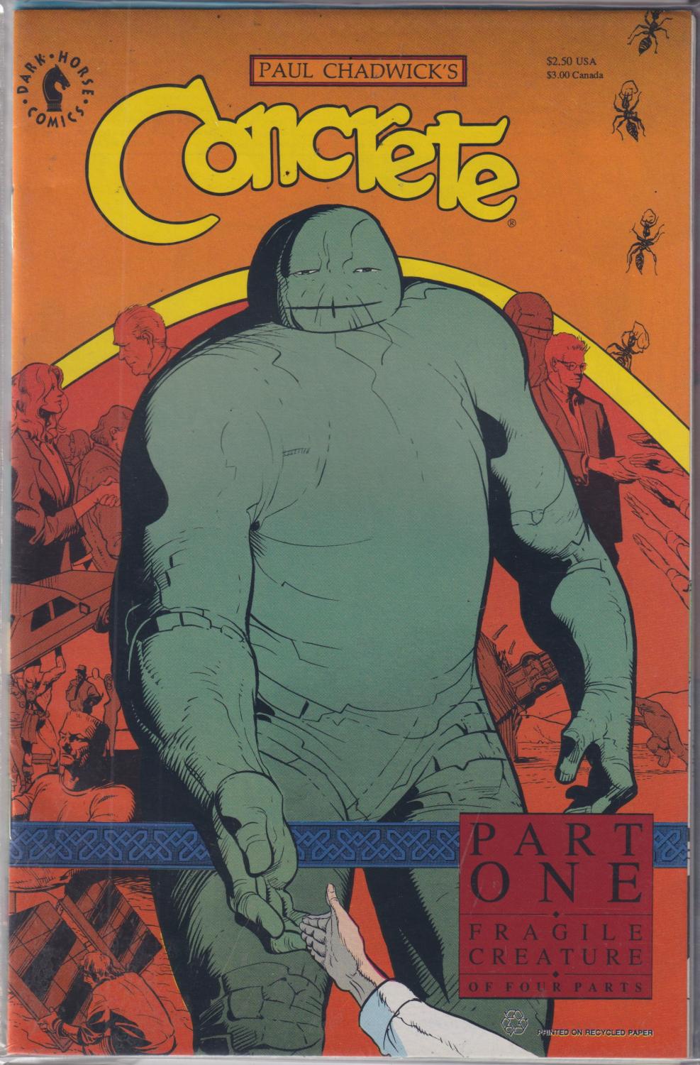 CONCRETE FRAGILE CREATURE #1-4 DH 1991 COMPLETE SET