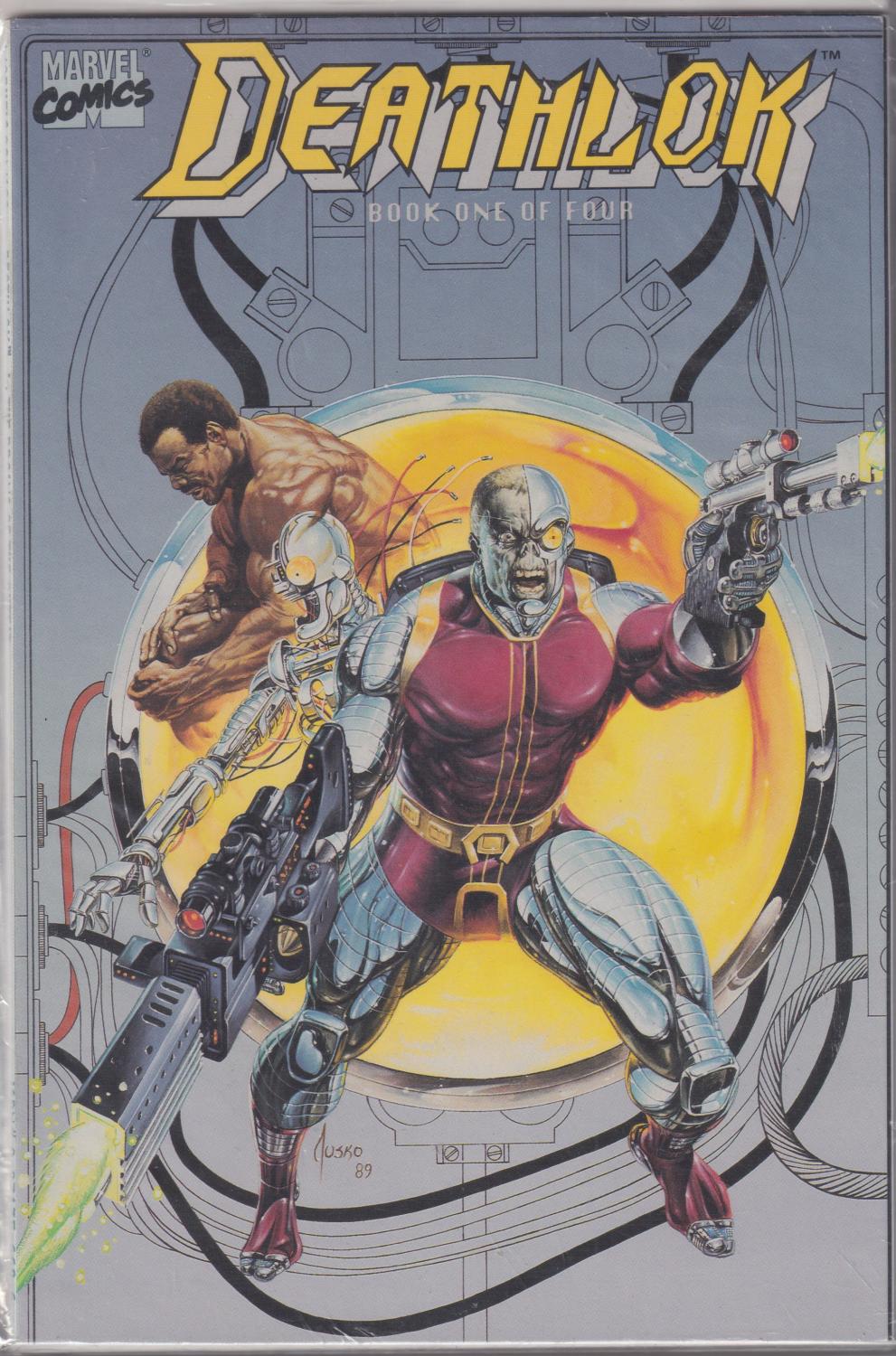 DEATHLOK #1-4 COMPLETE SET MARVEL 1990