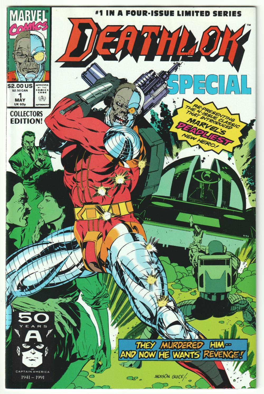 DEATHLOK SPECIAL #1-4 1991 COMPLETE SET