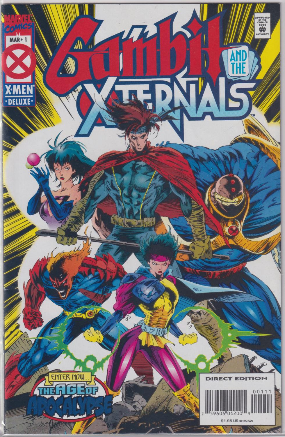 GAMBIT AND THE XTERNALS 1-4 COMPLETE SET