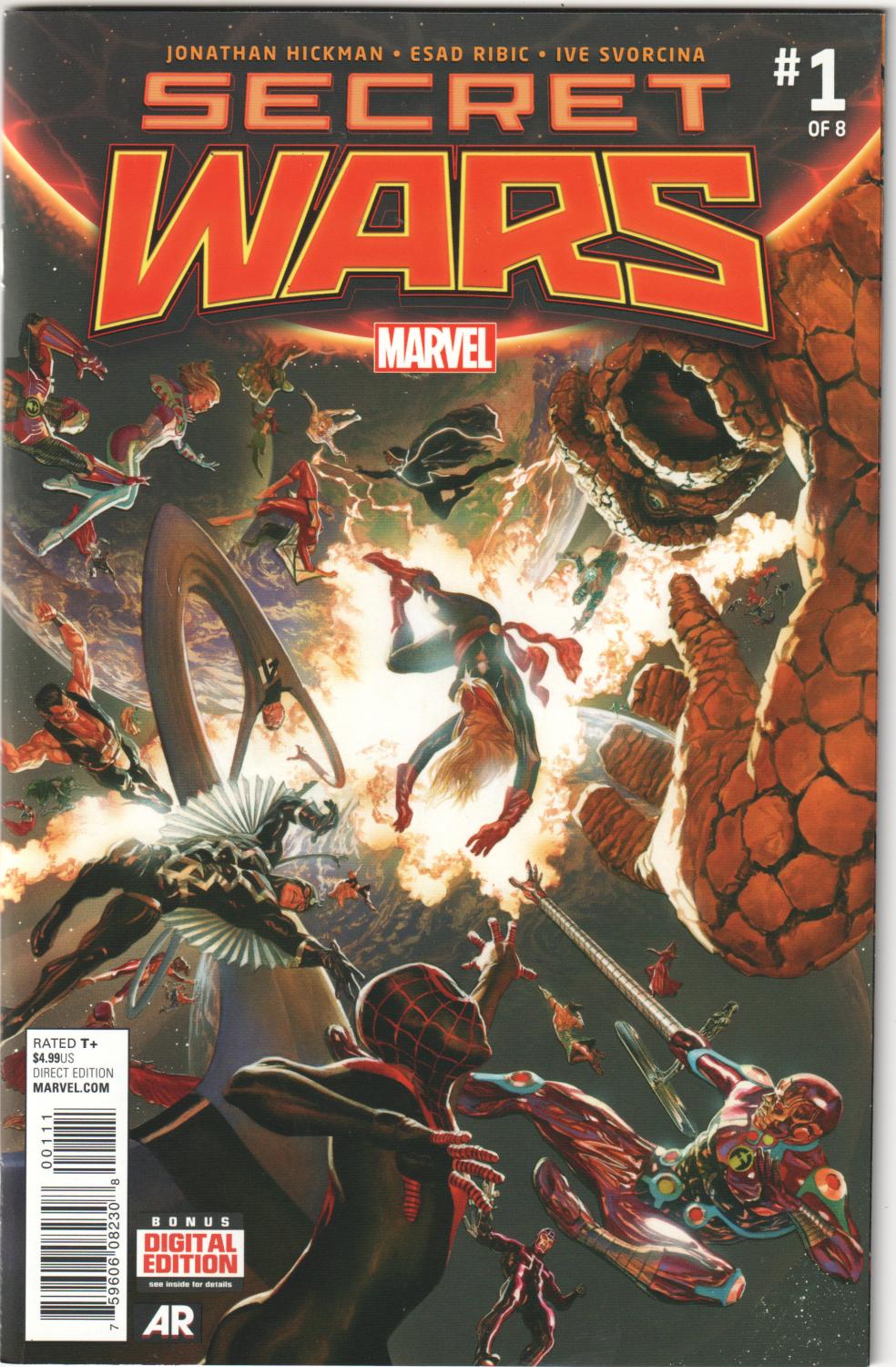 SECRET WARS 2015 #1-9 COMPLETE SET