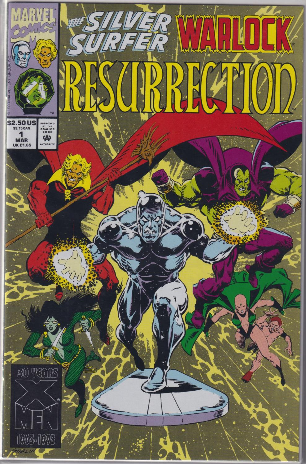 SILVER SURFER WARLOCK RESURRECTION #1-4 COMPLETE SET