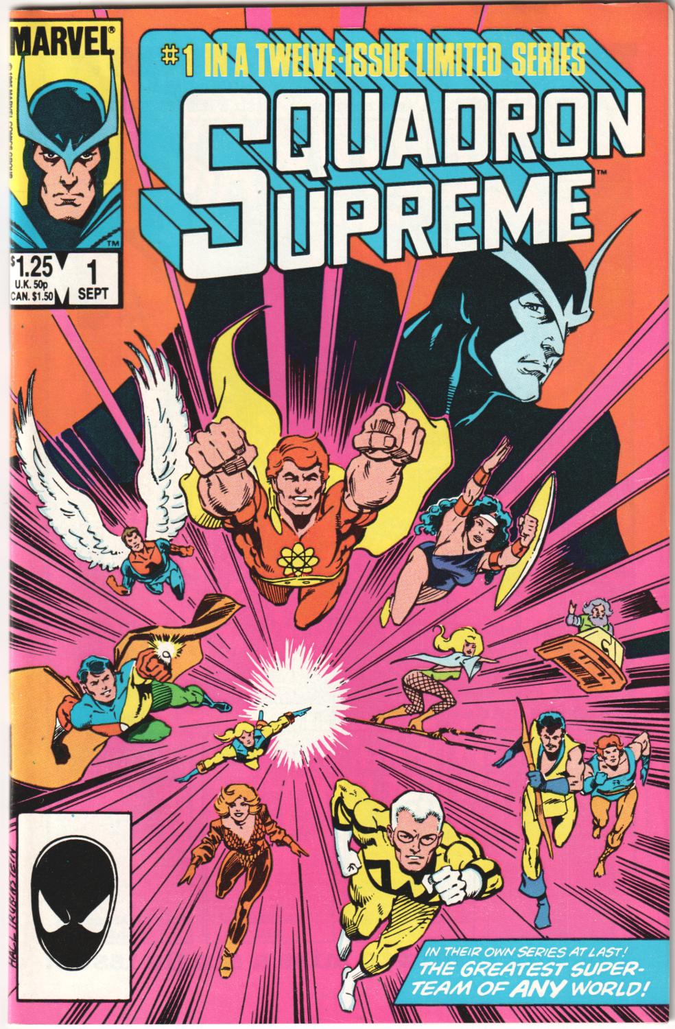 SQUADRON SUPREME #1-12 COMPLETE SET