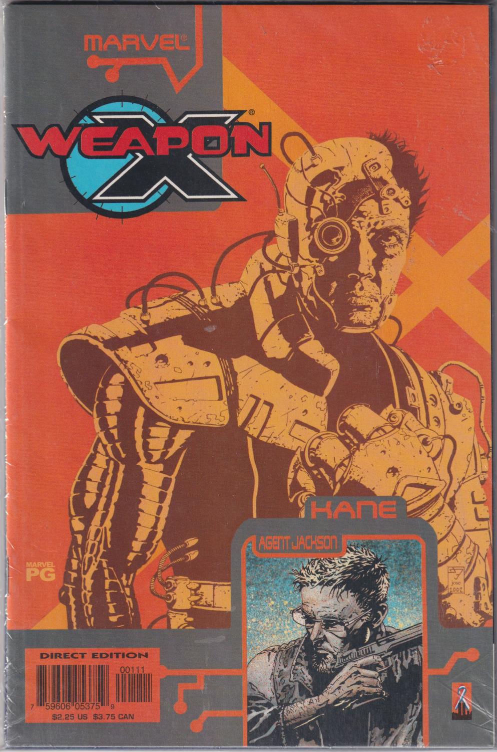 WEAPON X FIVE ISSUE COMPLETE SET