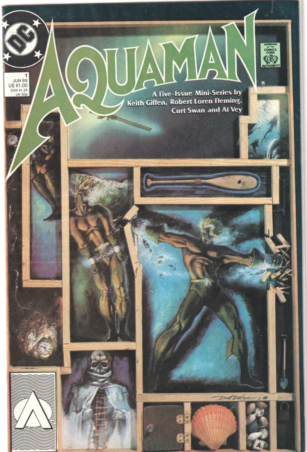 AUQAMAN 1989 1-5 COMPLETE SET