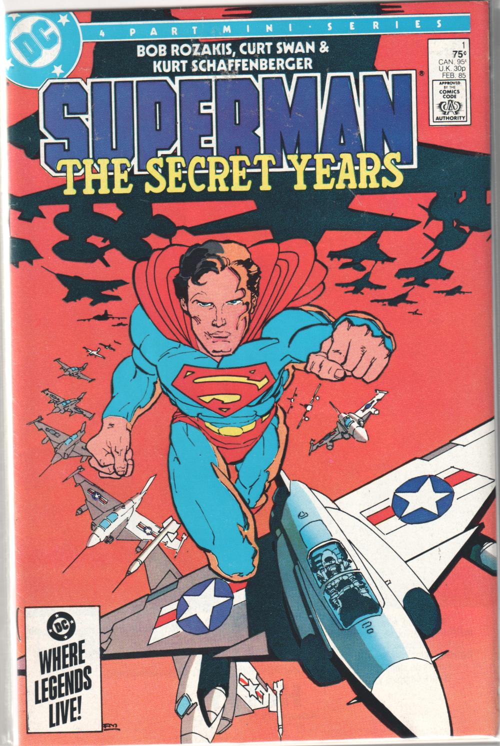 SUPERMAN THE SECRET YEARS 1-4 COMPLETE SET