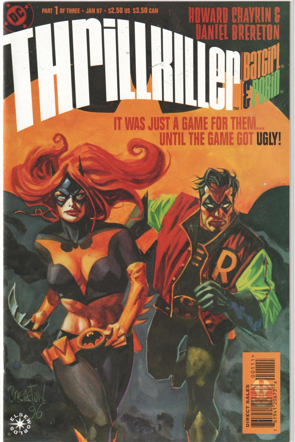 THRILLKILLER BATGIRL & ROBIN 1-3 COMPLETE SET