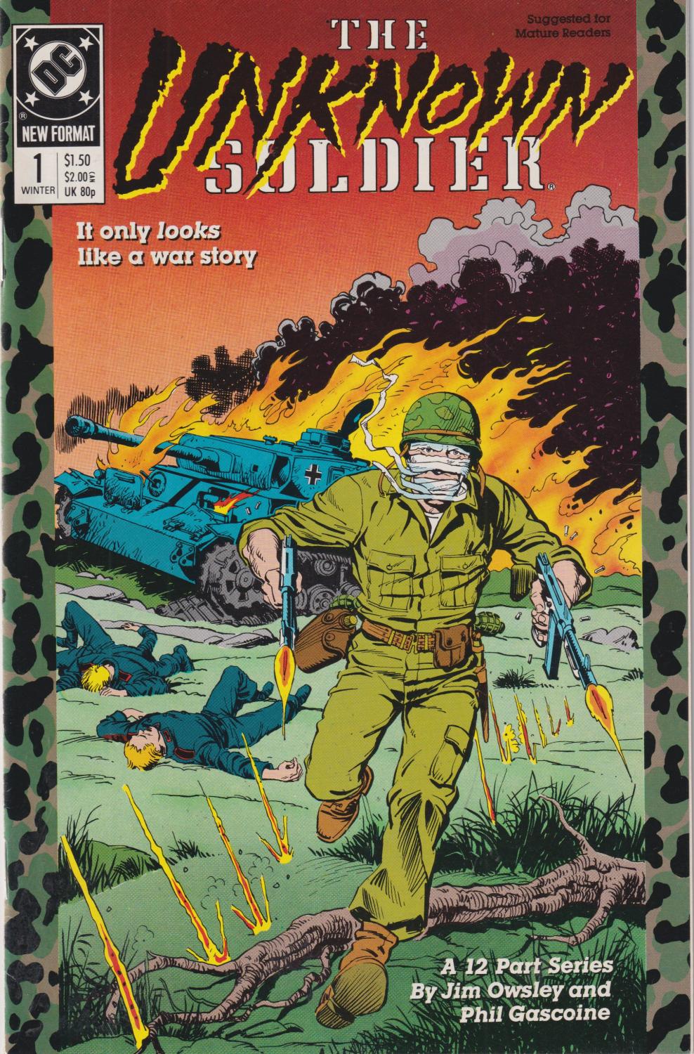 UNKNOWN SOLDIER #1-12 DC 1988 COMPLETE SET