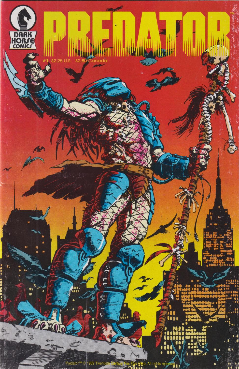 PREDATOR #1-4 DARK HORSE 1989 COMPLETE SET