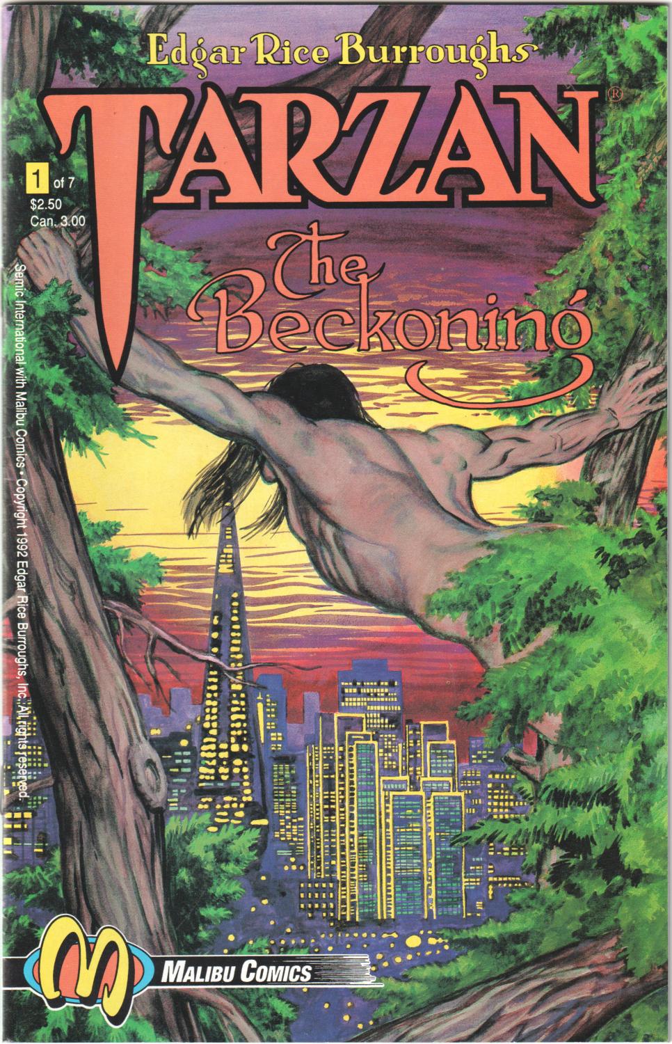 TARZAN THE BECKONING 1-7 COMPLETE SET