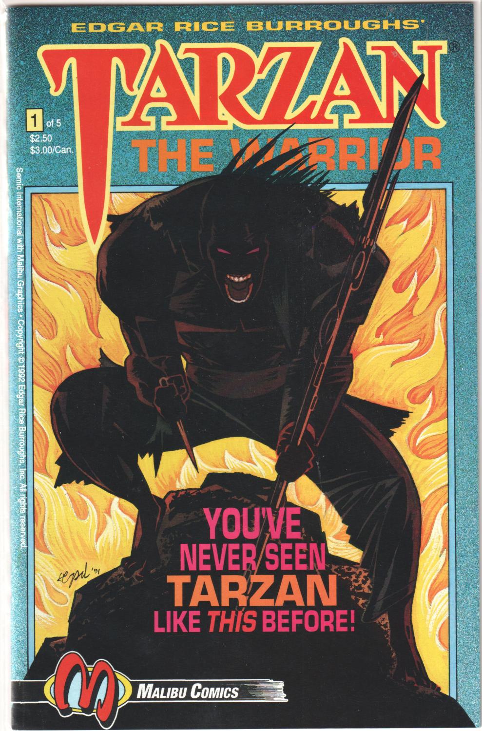 TARZAN THE WARRIOR 1-5 COMPLETE SET