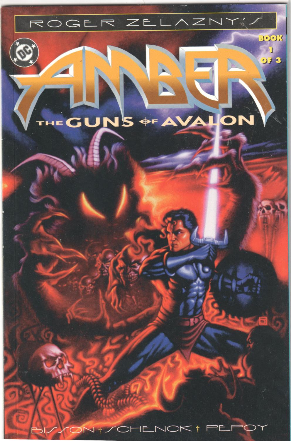 AMBER THE GUNS OF AVALON 1-3 COMPLETE SET