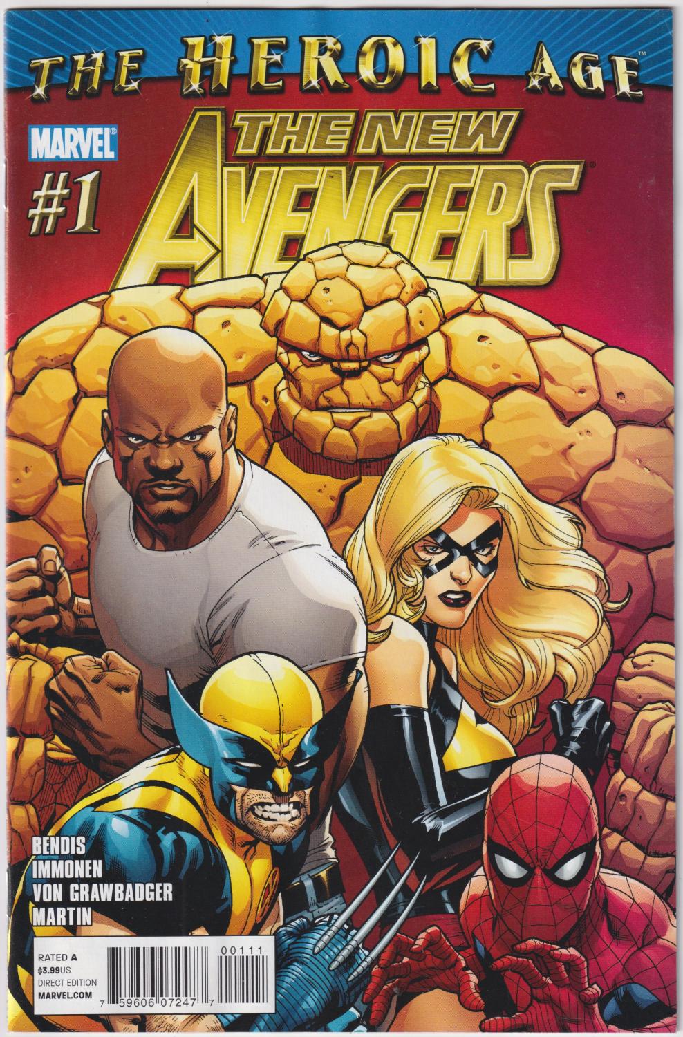 NEW AVENGERS V0L 2 2010 1-34 COMPLETE SET PLUS ANNUAL