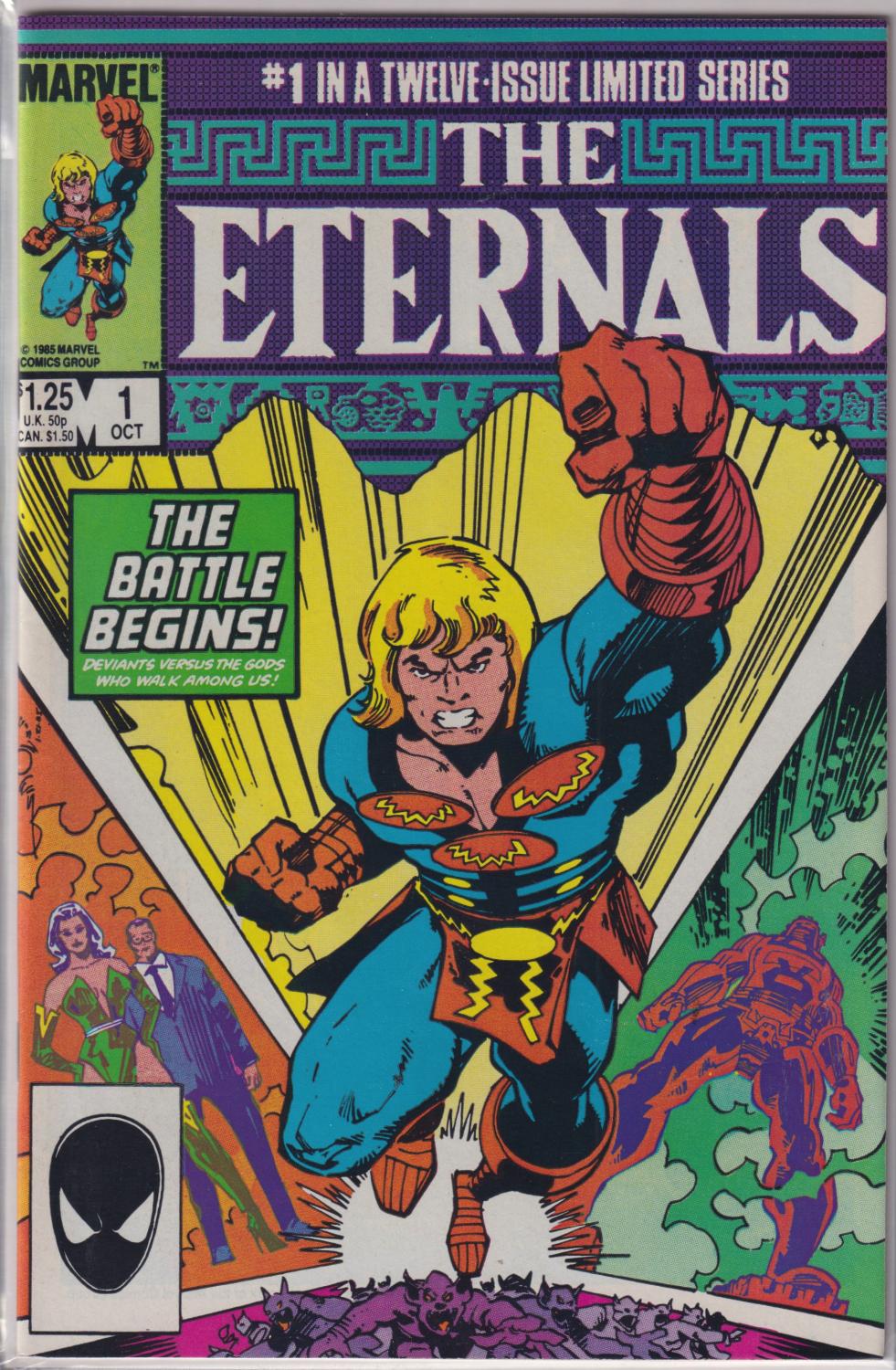 ETERNALS 1-12 COMPLETE SET 2ND SERIES MARVEL 1985