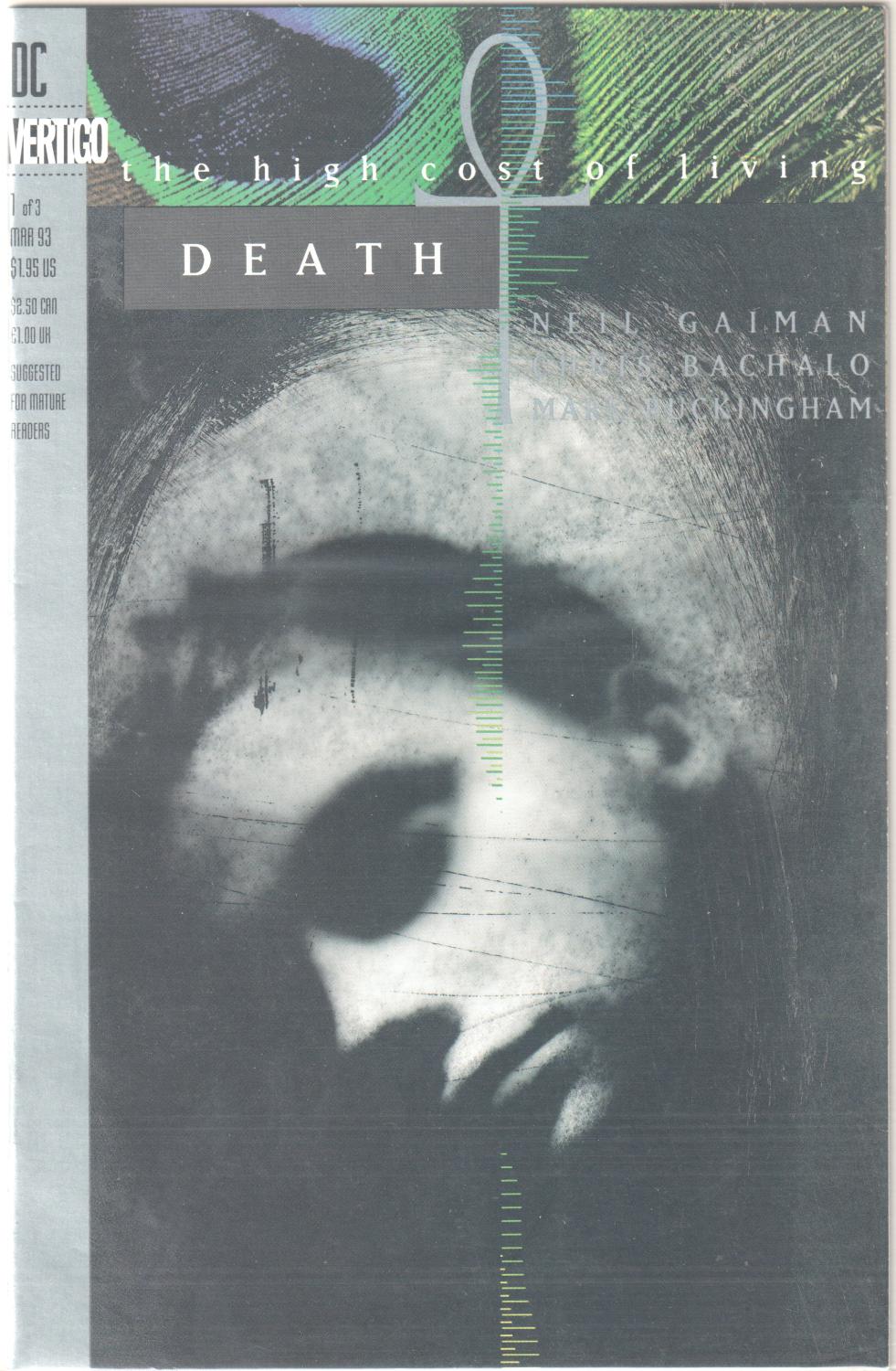 DEATH THE HIGH COST OF LIVING 1-3 COMPLETE SET