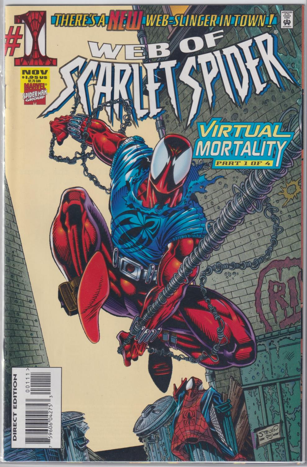 VIRTUAL MORTALITY FOUR PART SPIDER-MAN COMPLETE SET