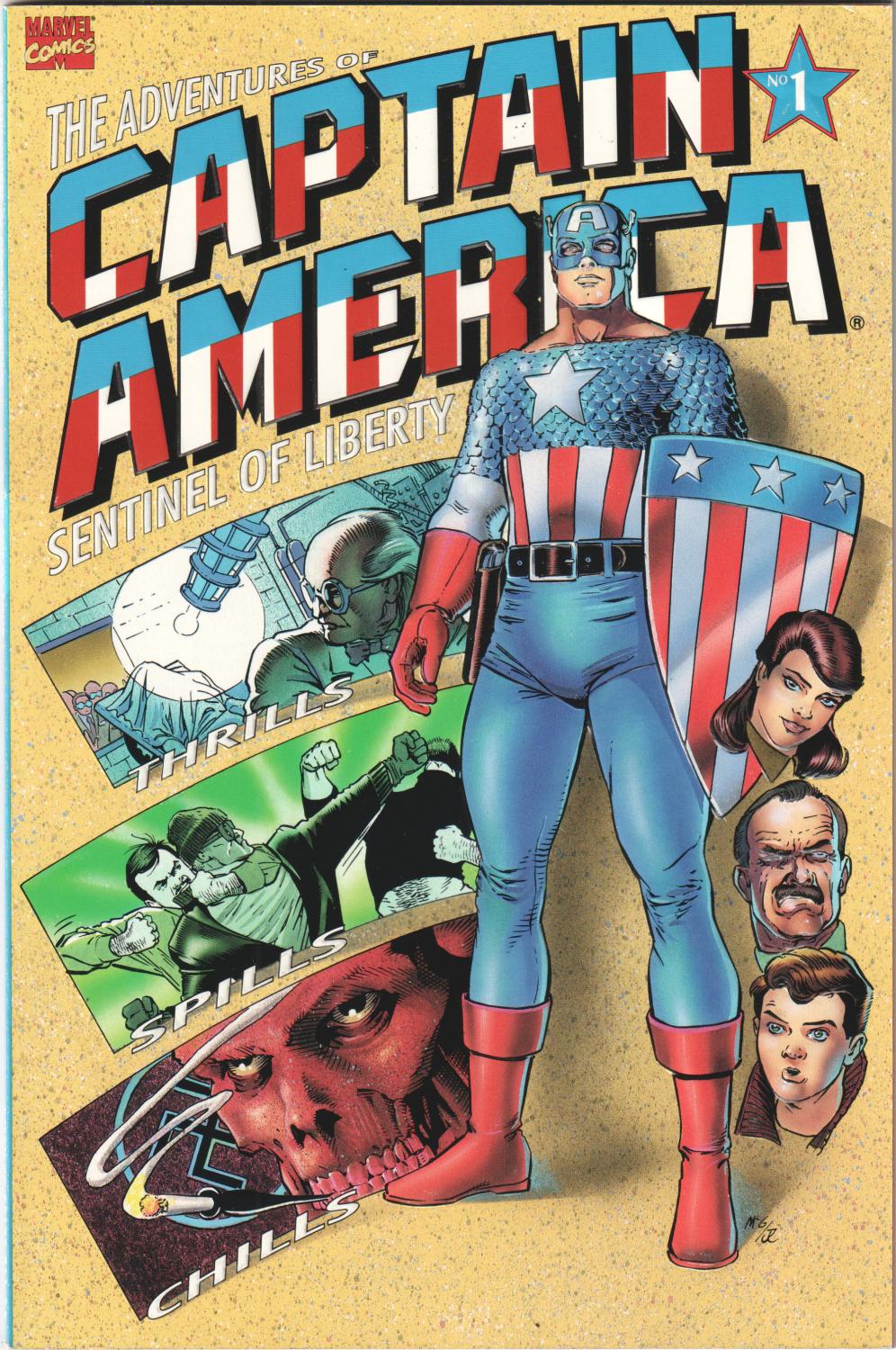 ADVENTURES OF CAPTAIN AMERICA 1-4 COMPLETE SET