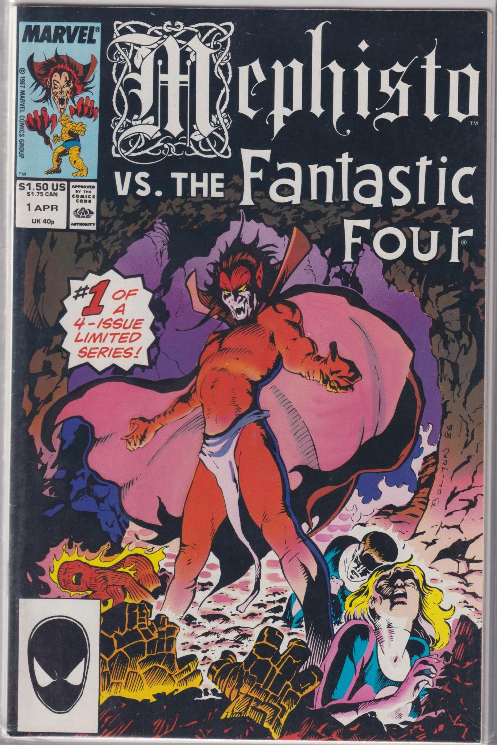 MEPHISTO VS THE MARVEL UNIVERSE 1-4 COMPLETE SET