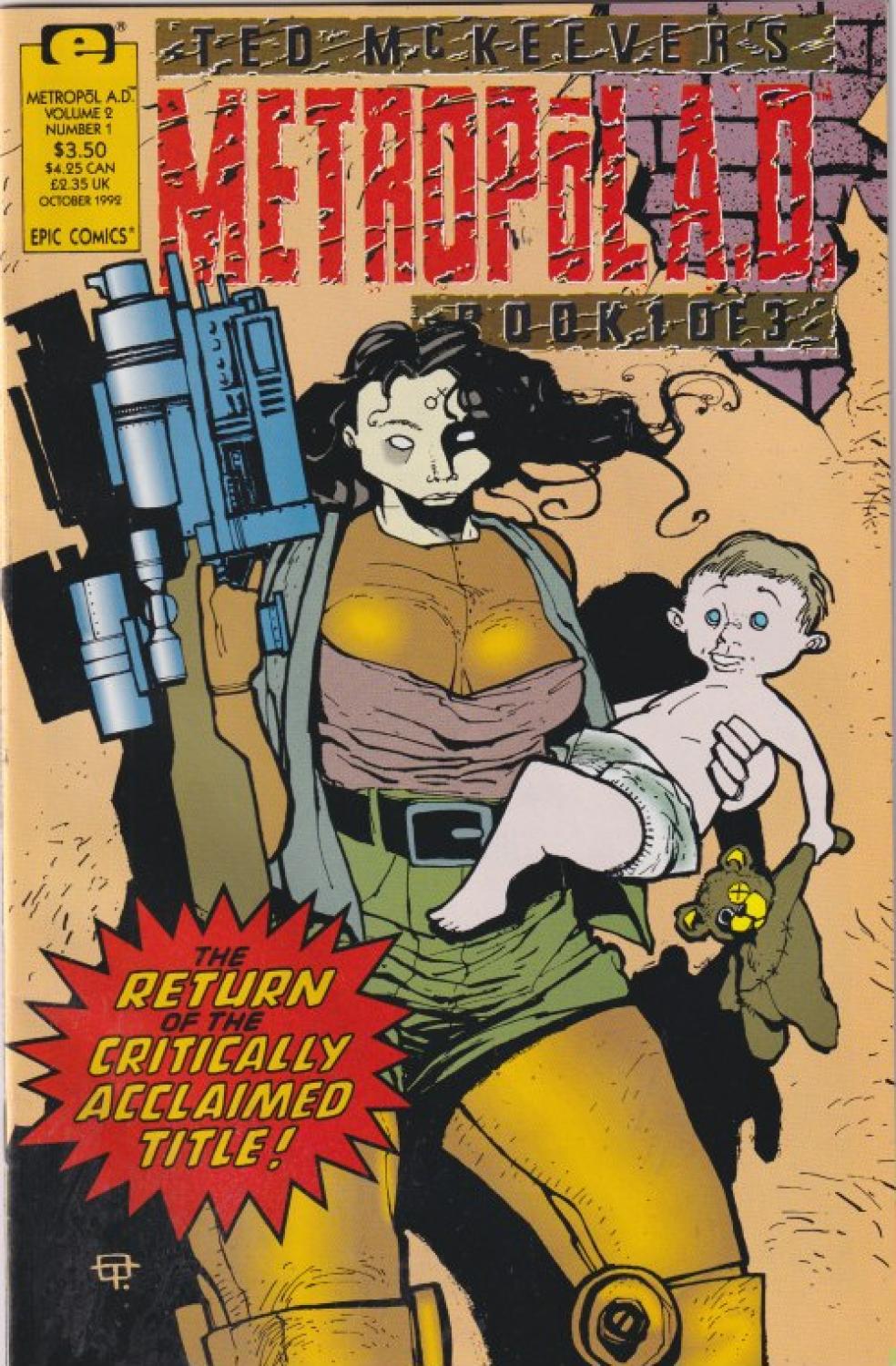 METROPOL A.D. #1-3 1992 COMPLETE SET