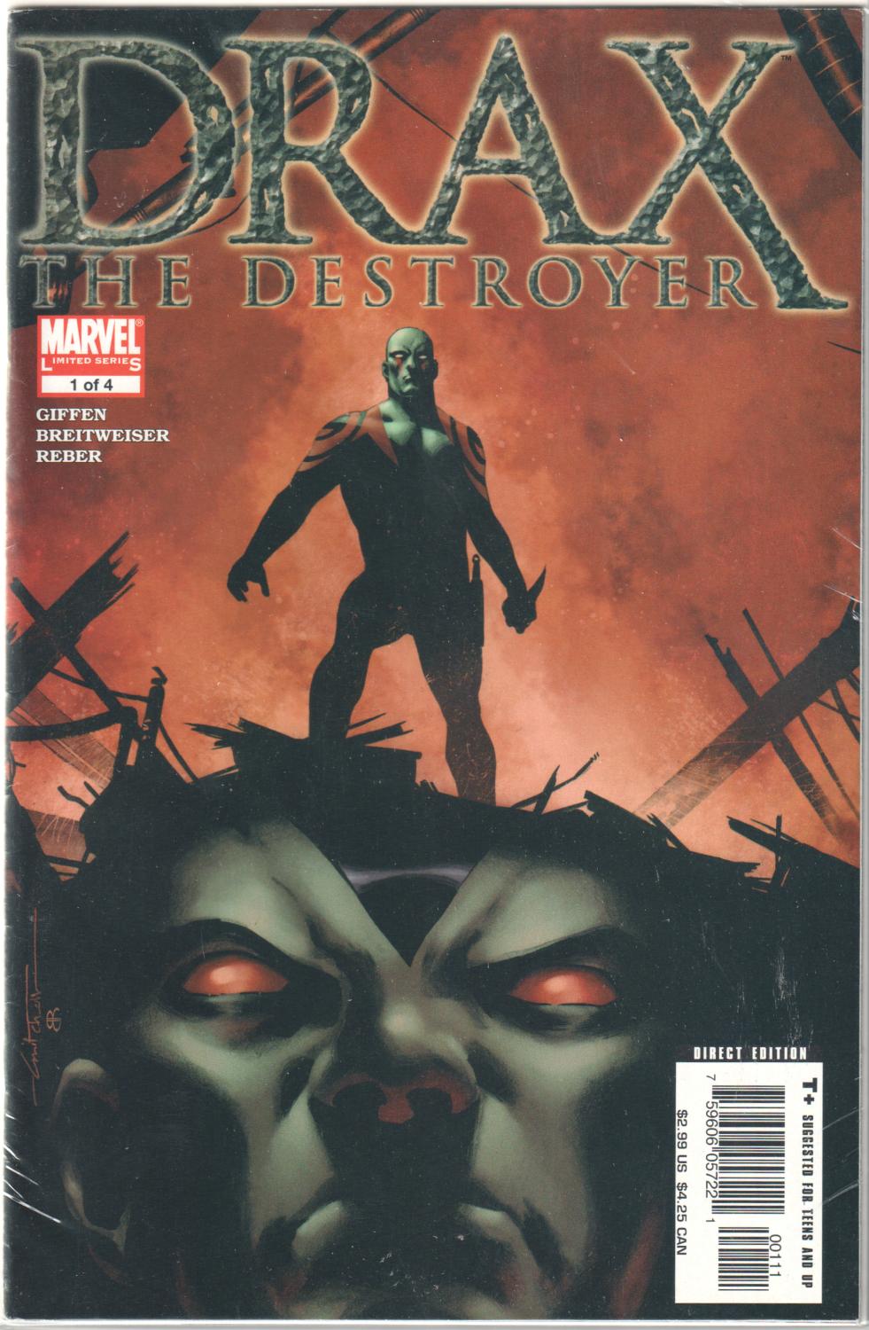 DRAX THE DESTROYER #1-4 COMPLETE SET