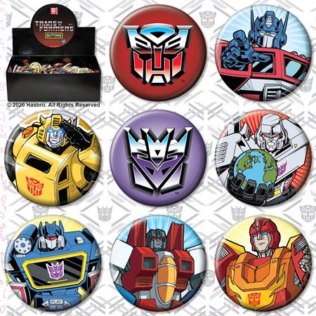 ATA-BOY TRANSFORMERS 144 PIECE BUTTON ASST