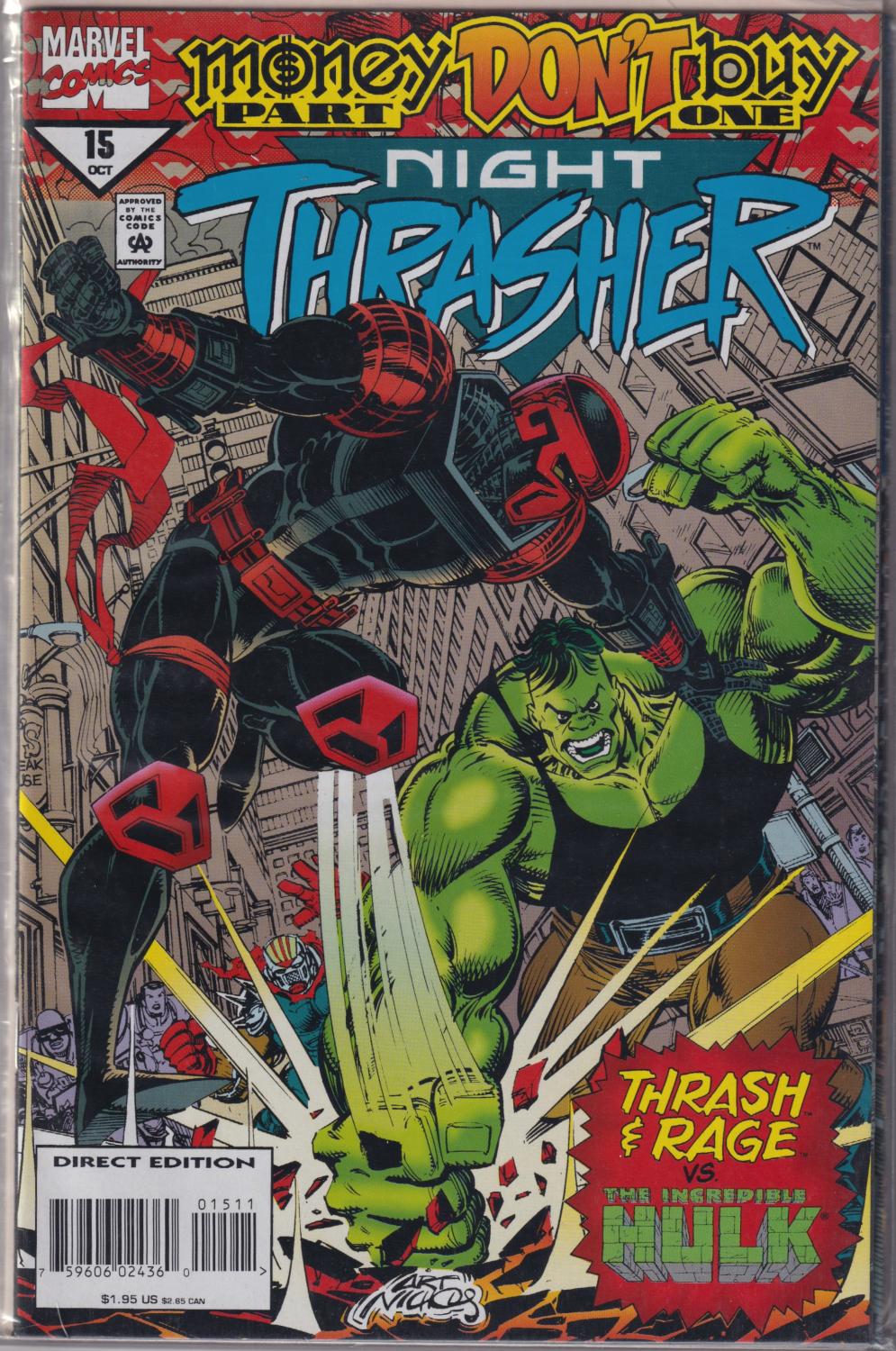 NIGHT THRASHER MONEY DON'T BUY 15-18COMPLETE SET