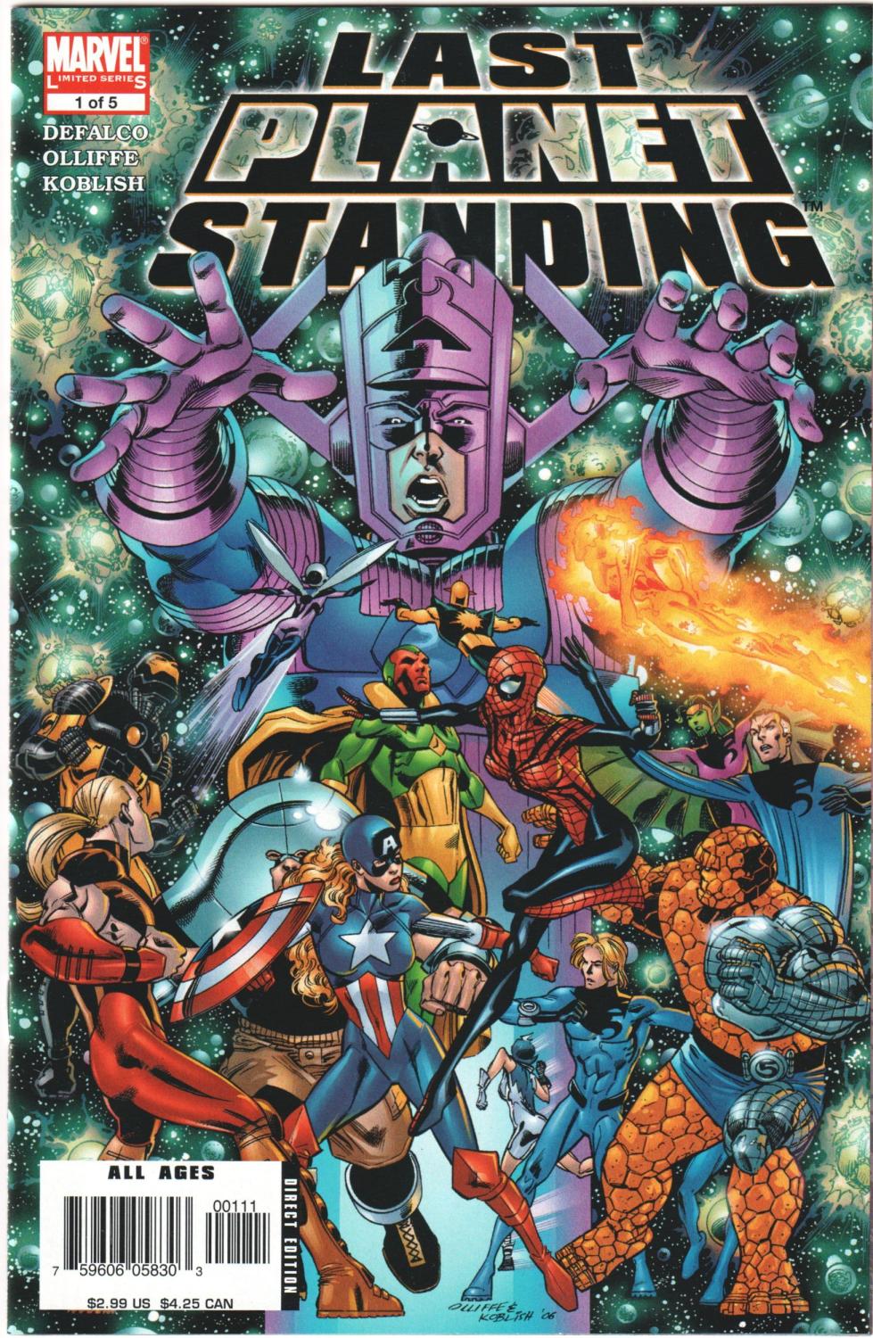 LAST PLANET STANDING 1-5 2006 COMPLETE SET